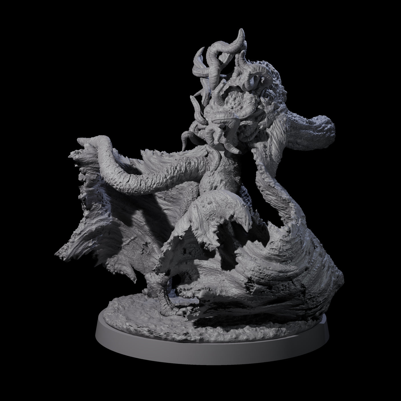 Two Twisted Star Spawn Seers Miniature for Dungeons and Dragons, Pathfinder or other TTRPGs