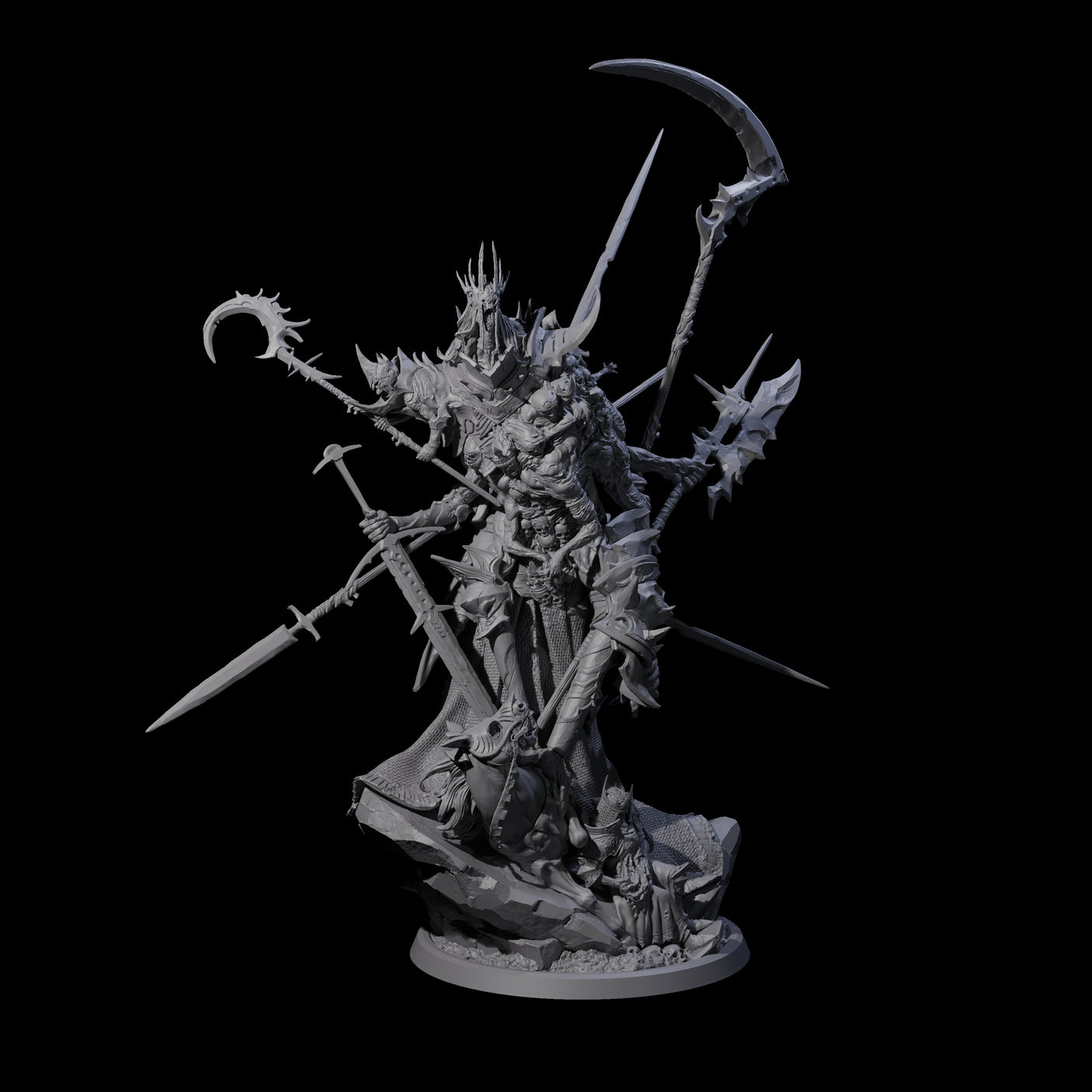 Ultimate Eldritch Lich Miniature for Dungeons and Dragons, Pathfinder or other TTRPGs