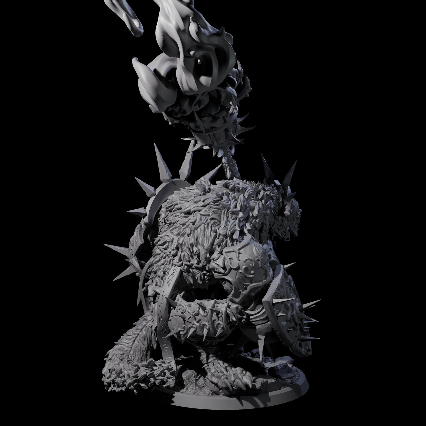 Uncontrolable Werewolf B Miniature for Dungeons and Dragons, Pathfinder or other TTRPGs