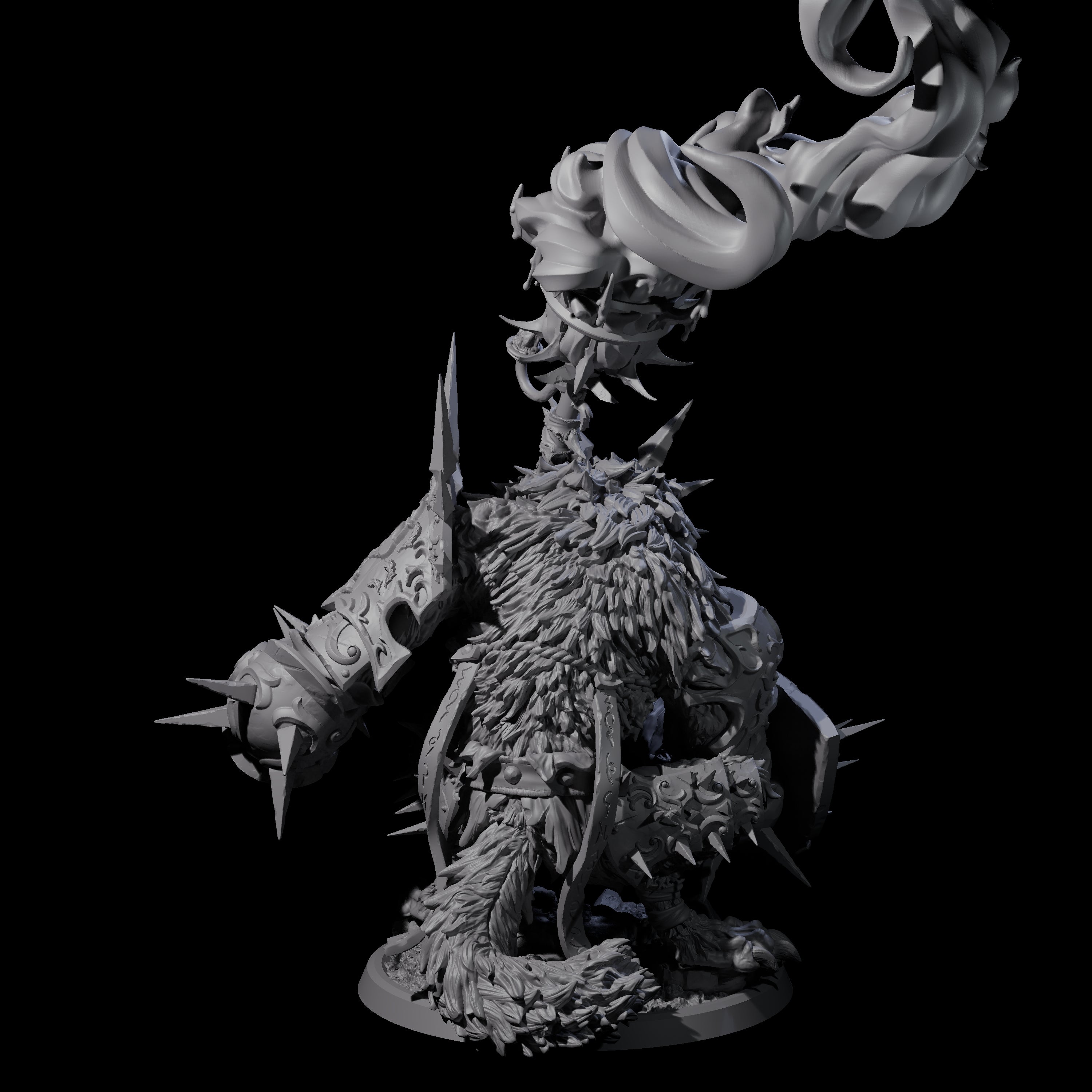 Uncontrolable Werewolf B Miniature for Dungeons and Dragons, Pathfinder or other TTRPGs