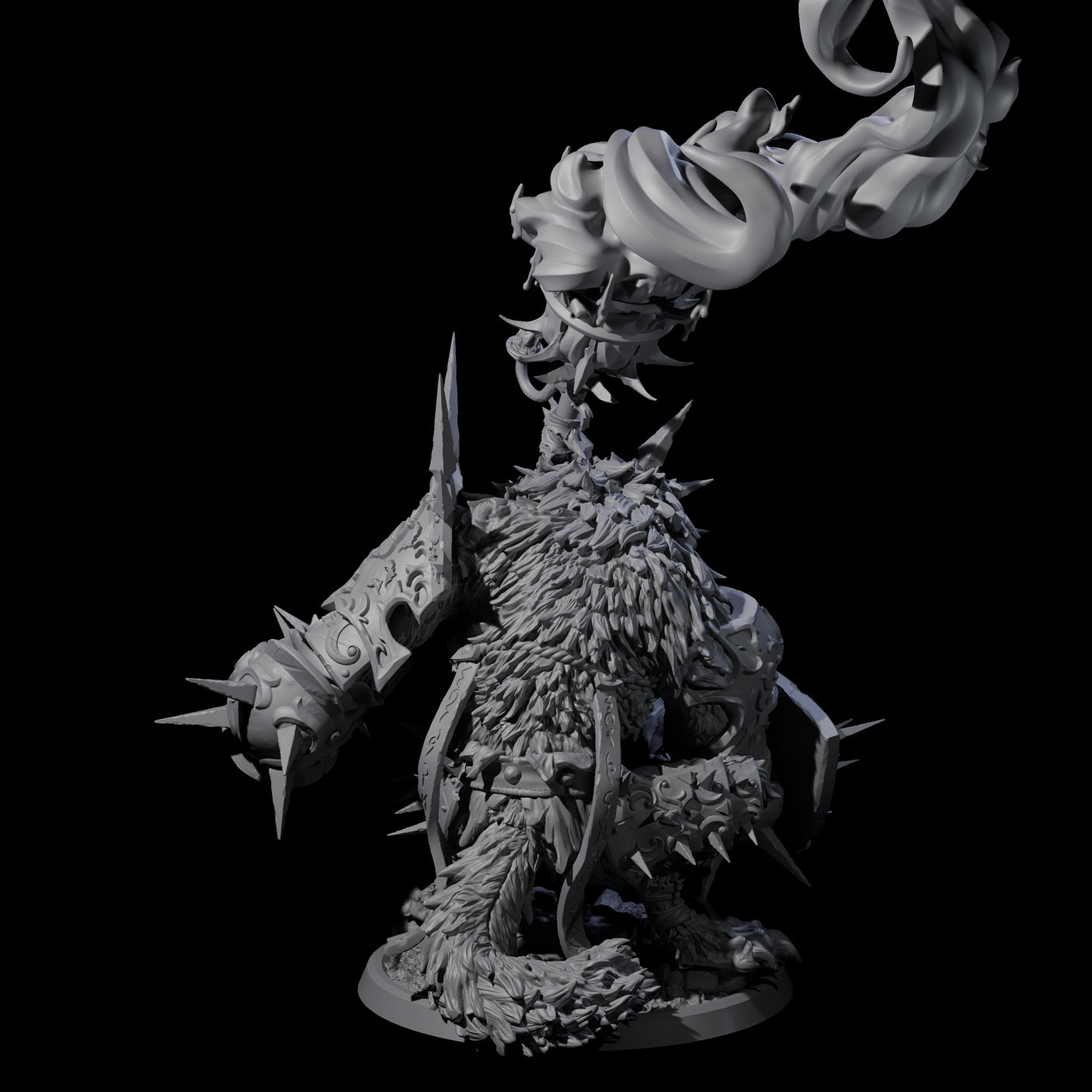 Uncontrolable Werewolf B Miniature for Dungeons and Dragons, Pathfinder or other TTRPGs