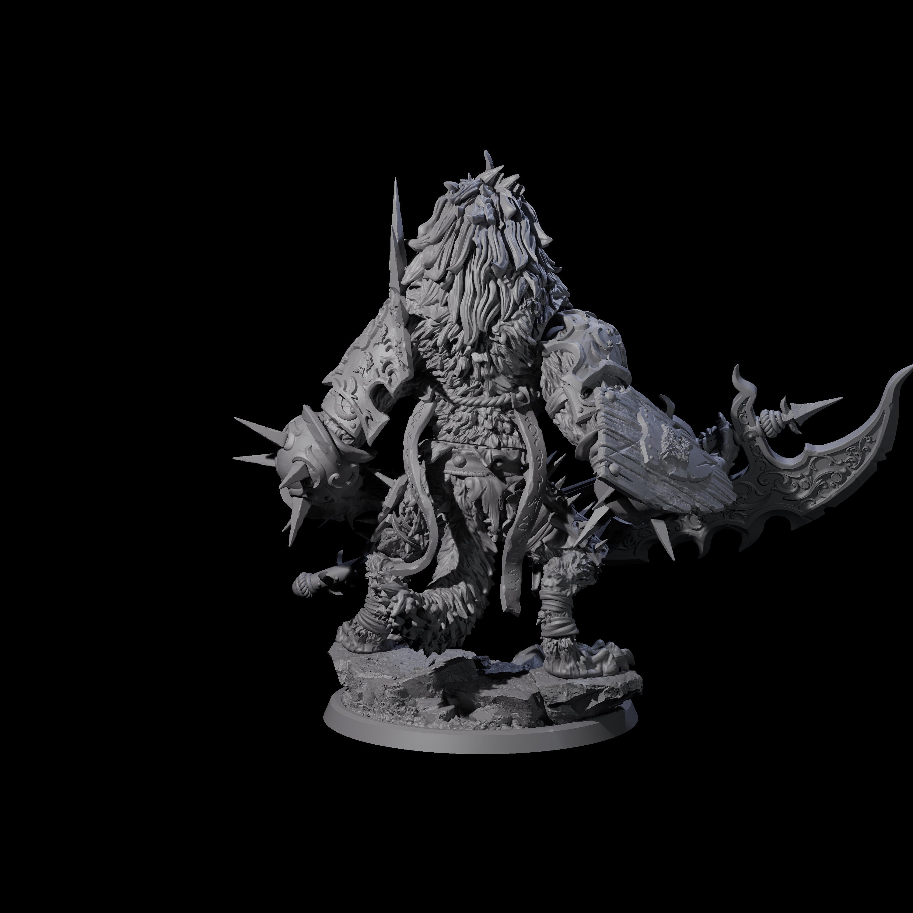 Uncontrolable Werewolf D Miniature for Dungeons and Dragons, Pathfinder or other TTRPGs