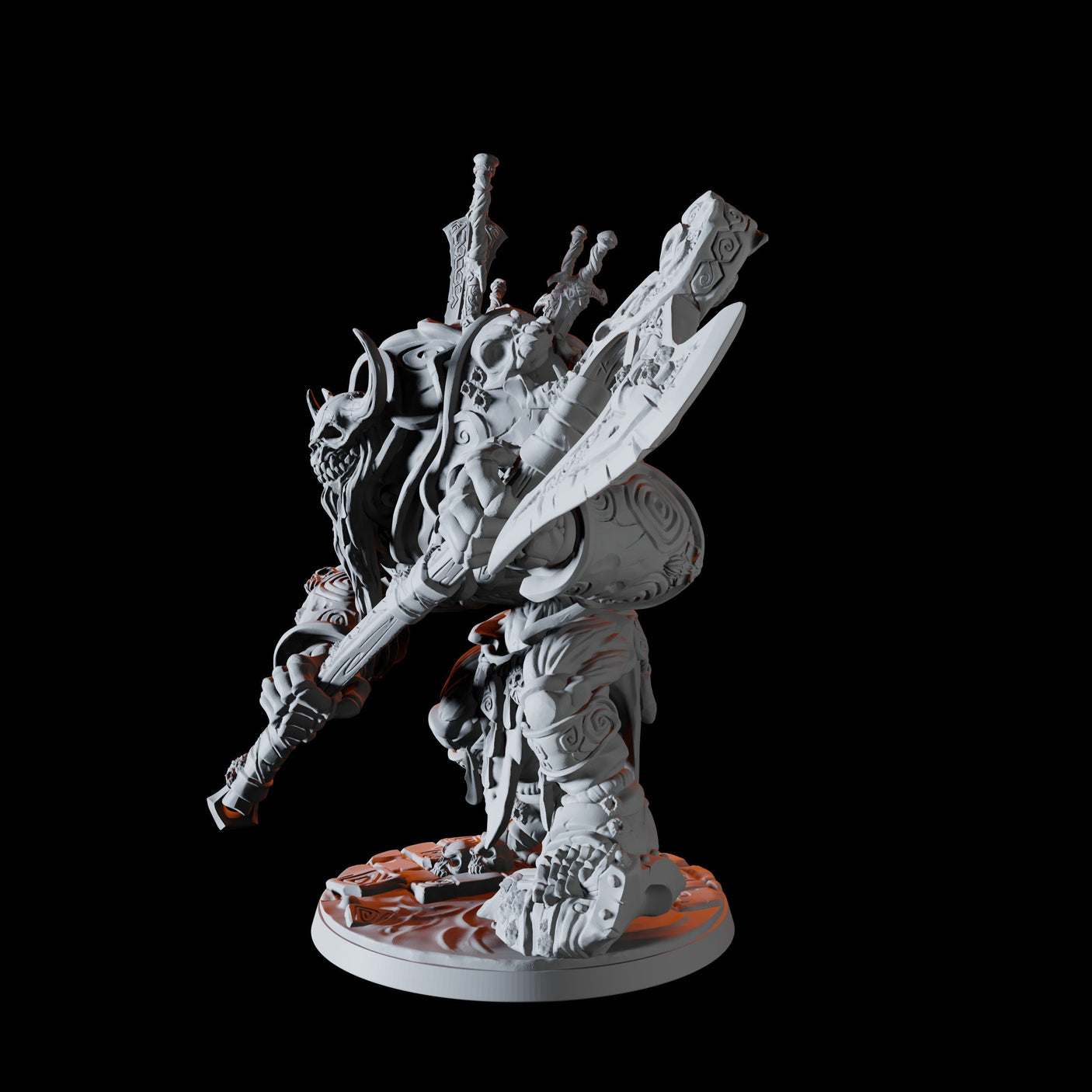 Undead Troll Miniature for Dungeons and Dragons, Pathfinder or other TTRPGs
