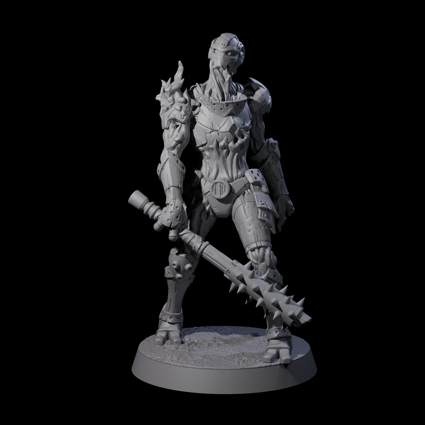 Unearthed Warforged Outcast A Miniature for Dungeons and Dragons, Pathfinder or other TTRPGs