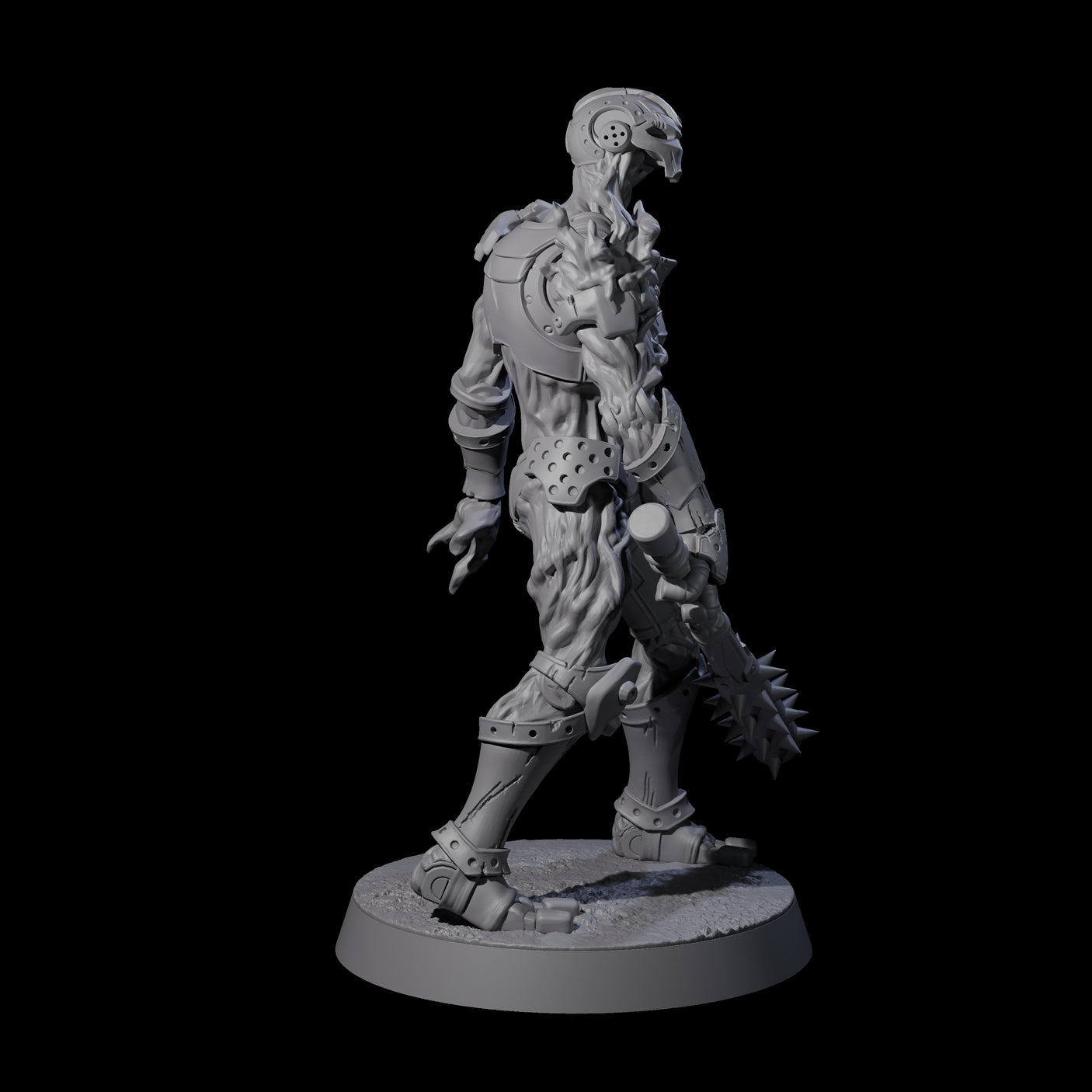 Unearthed Warforged Outcast A Miniature for Dungeons and Dragons, Pathfinder or other TTRPGs
