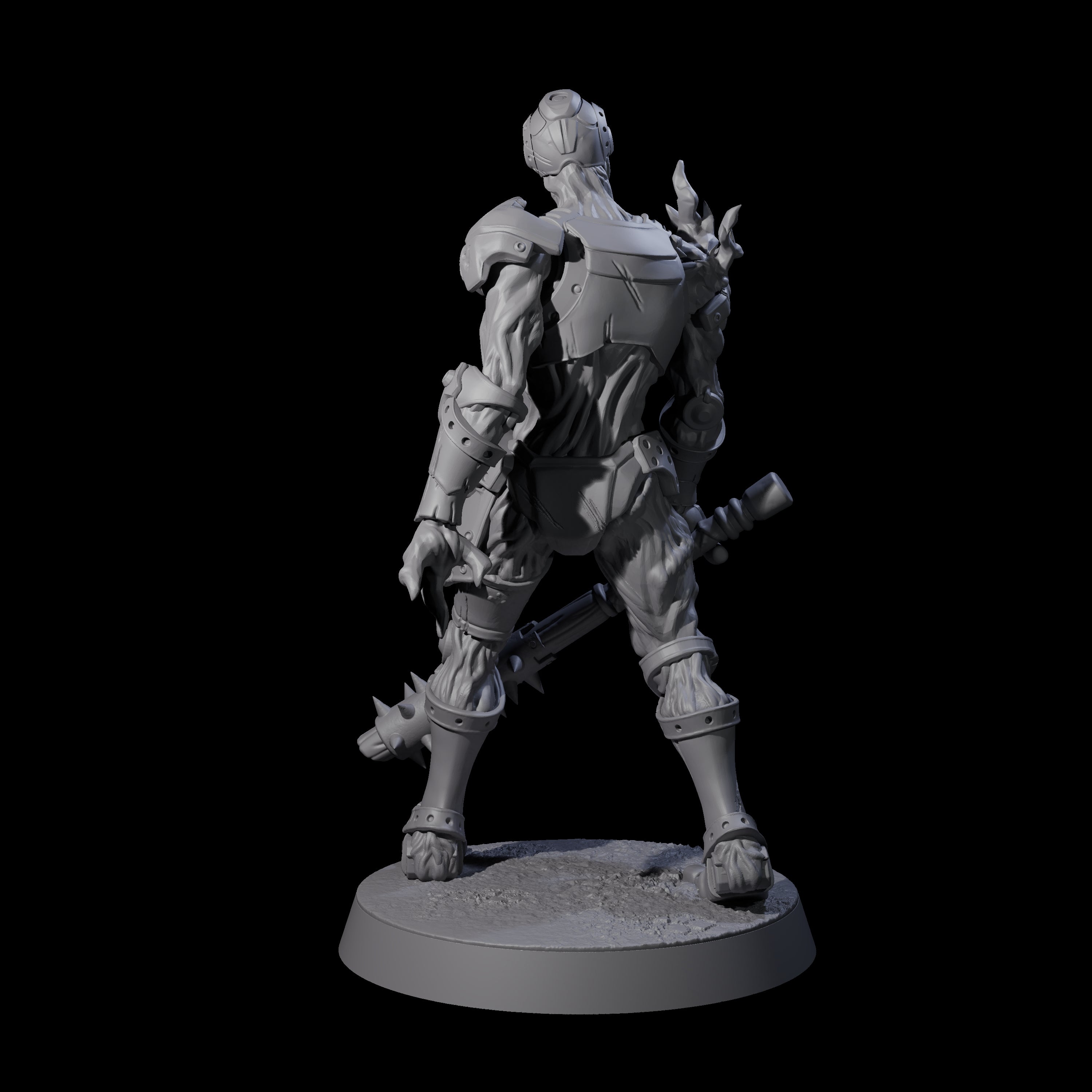 Unearthed Warforged Outcast A Miniature for Dungeons and Dragons, Pathfinder or other TTRPGs