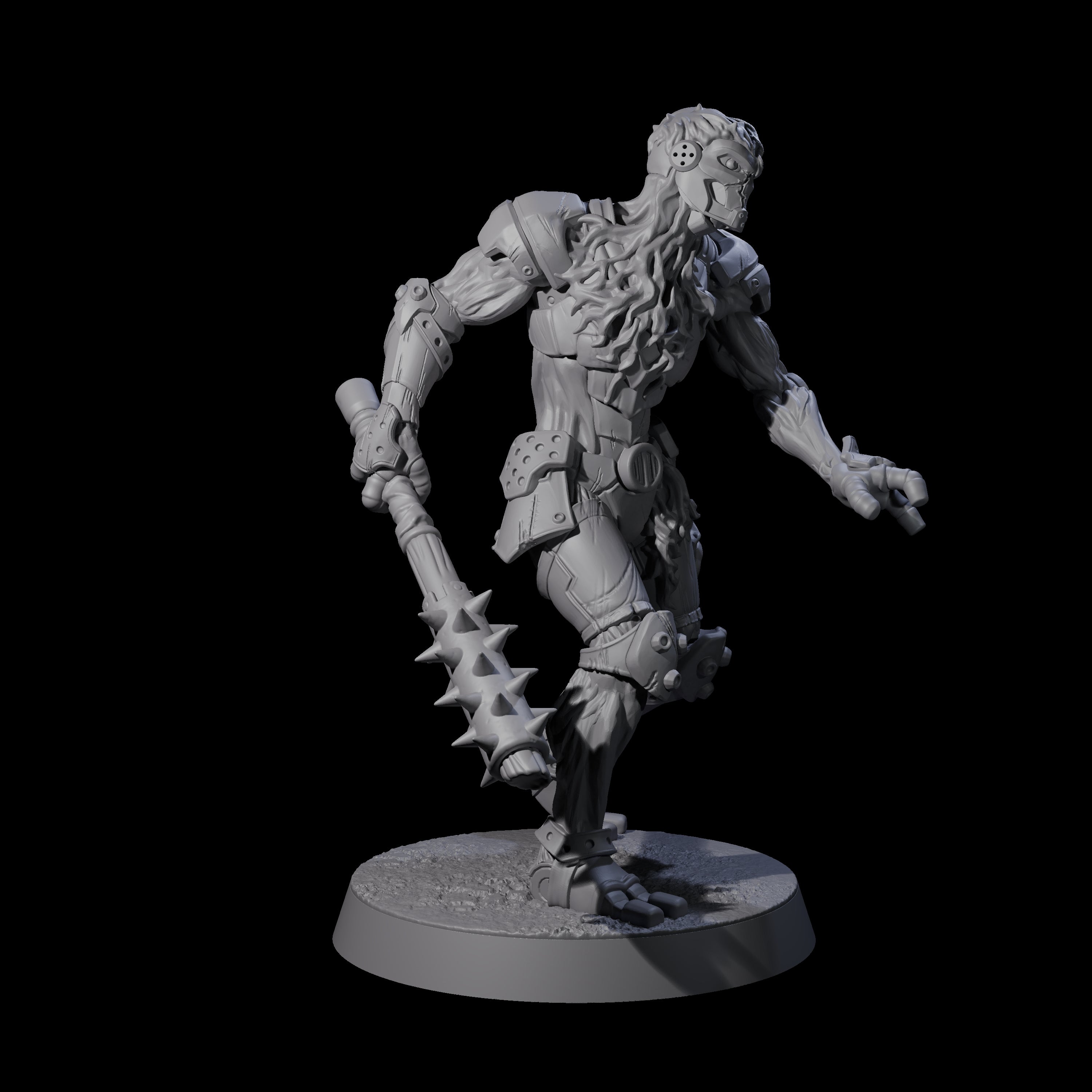 Unearthed Warforged Outcast B Miniature for Dungeons and Dragons, Pathfinder or other TTRPGs