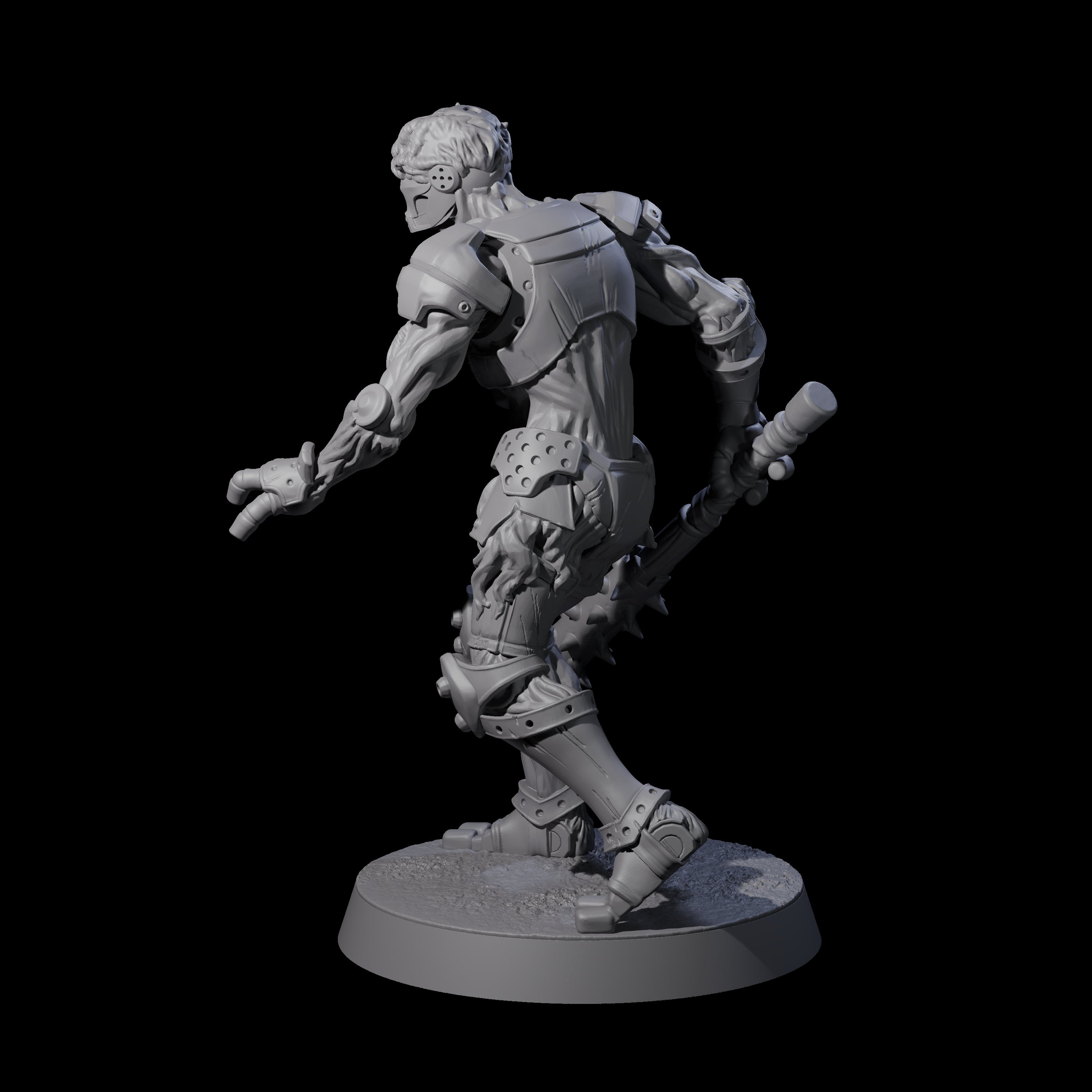 Unearthed Warforged Outcast B Miniature for Dungeons and Dragons, Pathfinder or other TTRPGs