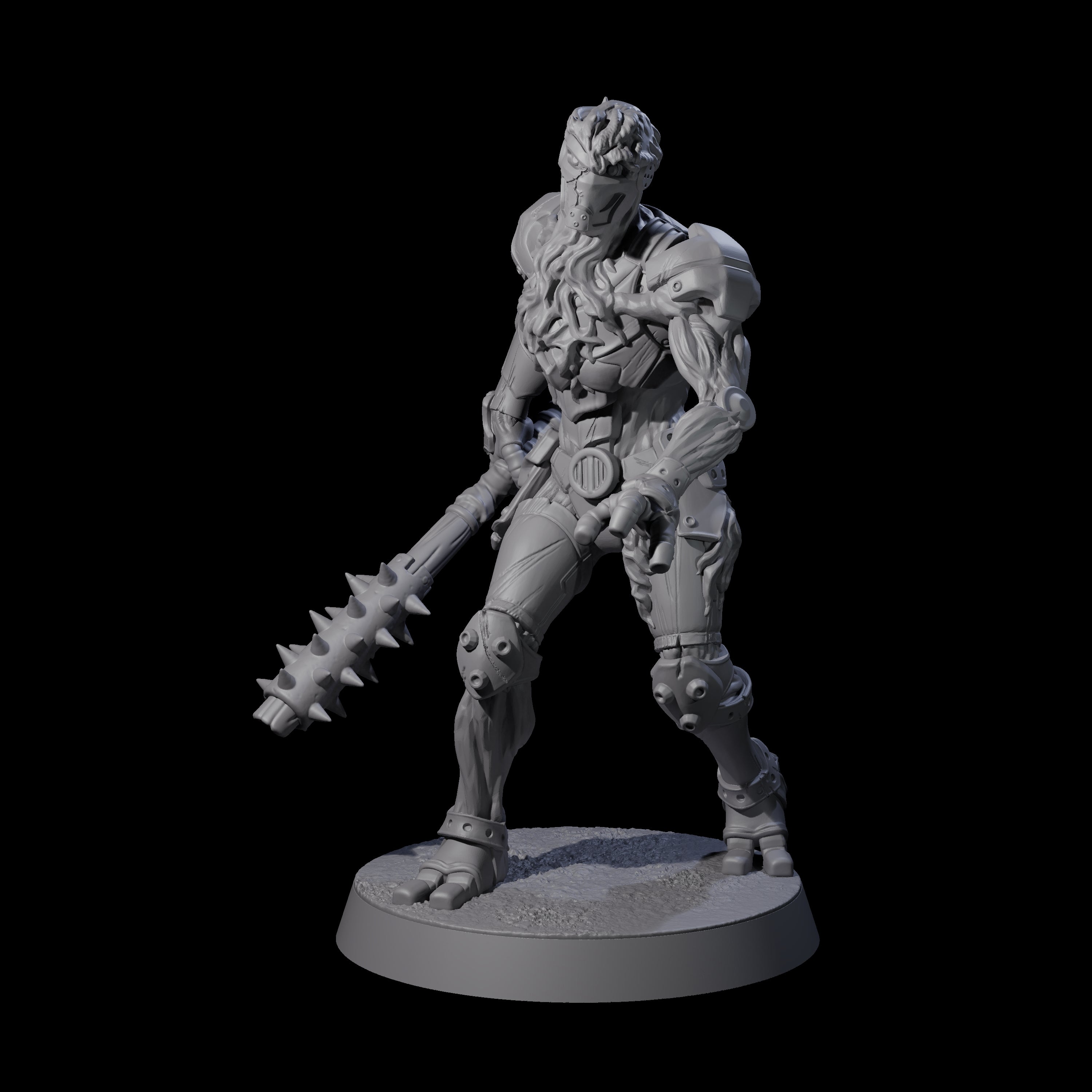 Unearthed Warforged Outcast B Miniature for Dungeons and Dragons, Pathfinder or other TTRPGs