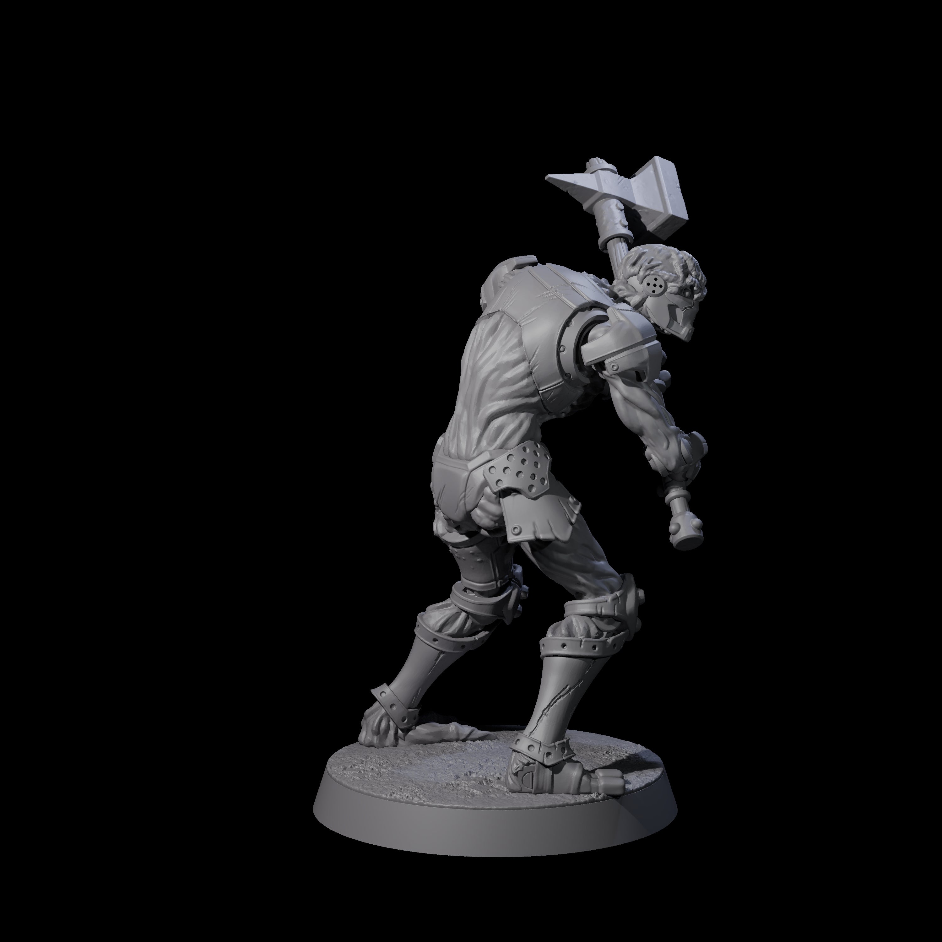 Unearthed Warforged Outcast D Miniature for Dungeons and Dragons, Pathfinder or other TTRPGs