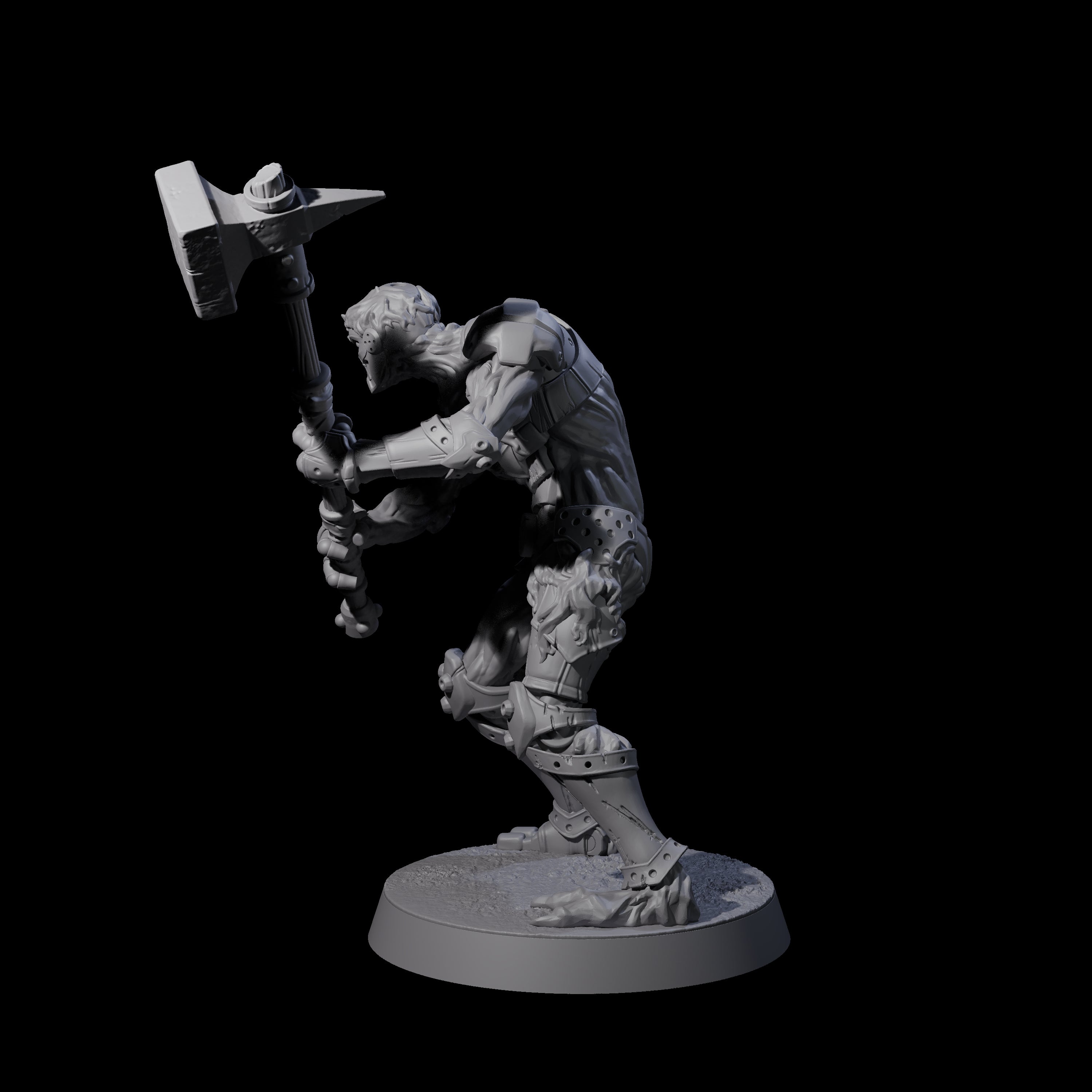 Unearthed Warforged Outcast D Miniature for Dungeons and Dragons, Pathfinder or other TTRPGs