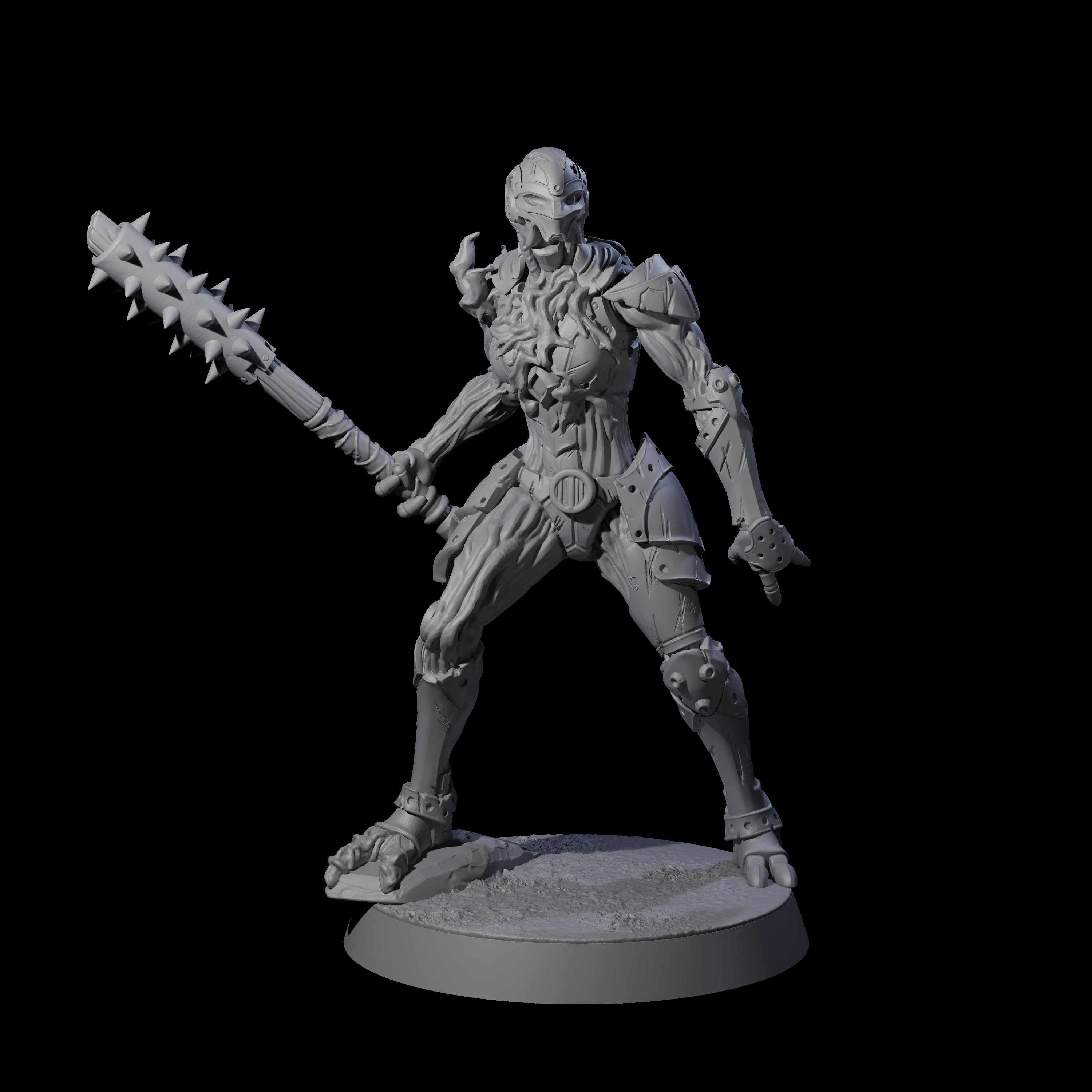 Unearthed Warforged Outcast E Miniature for Dungeons and Dragons, Pathfinder or other TTRPGs