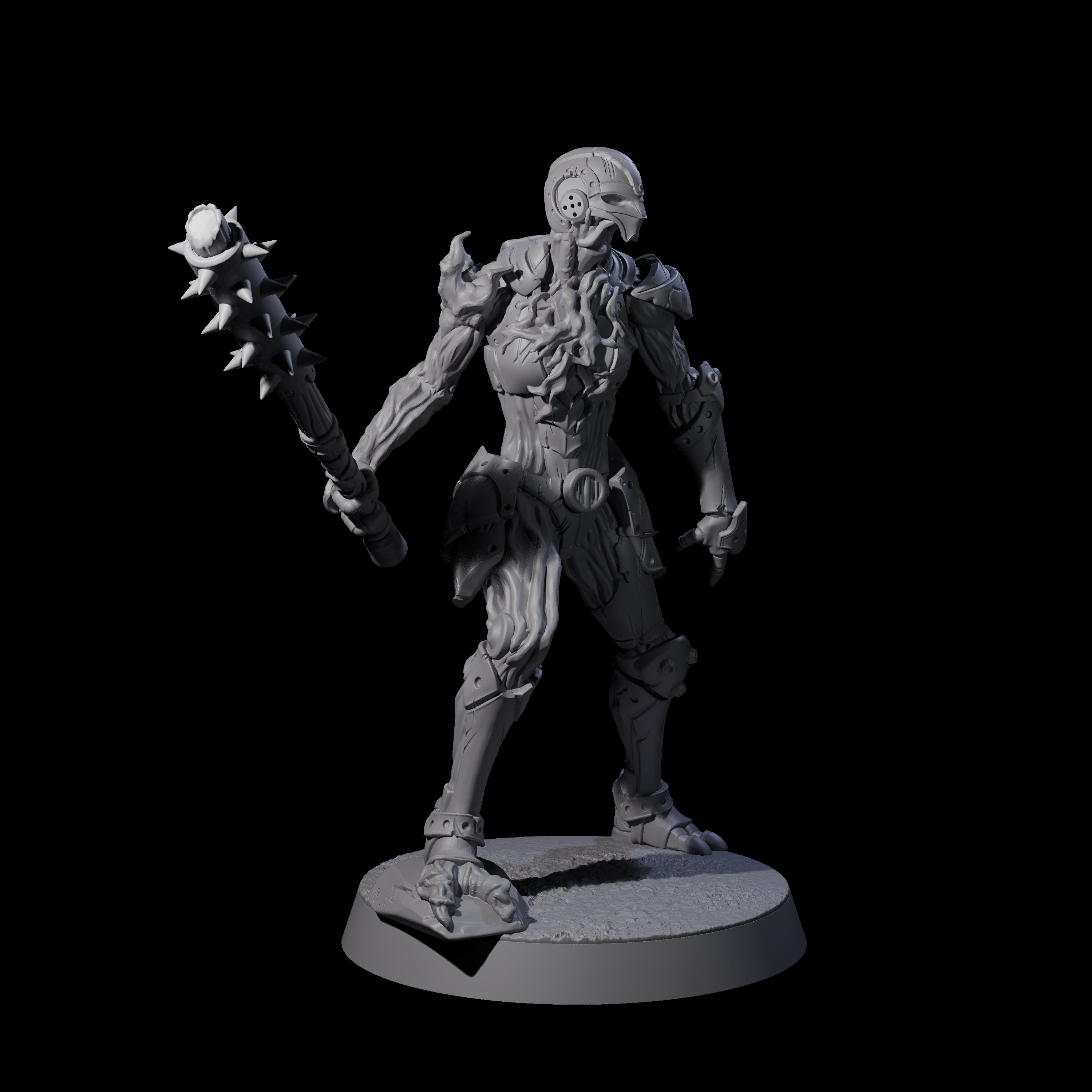 Unearthed Warforged Outcast E Miniature for Dungeons and Dragons, Pathfinder or other TTRPGs