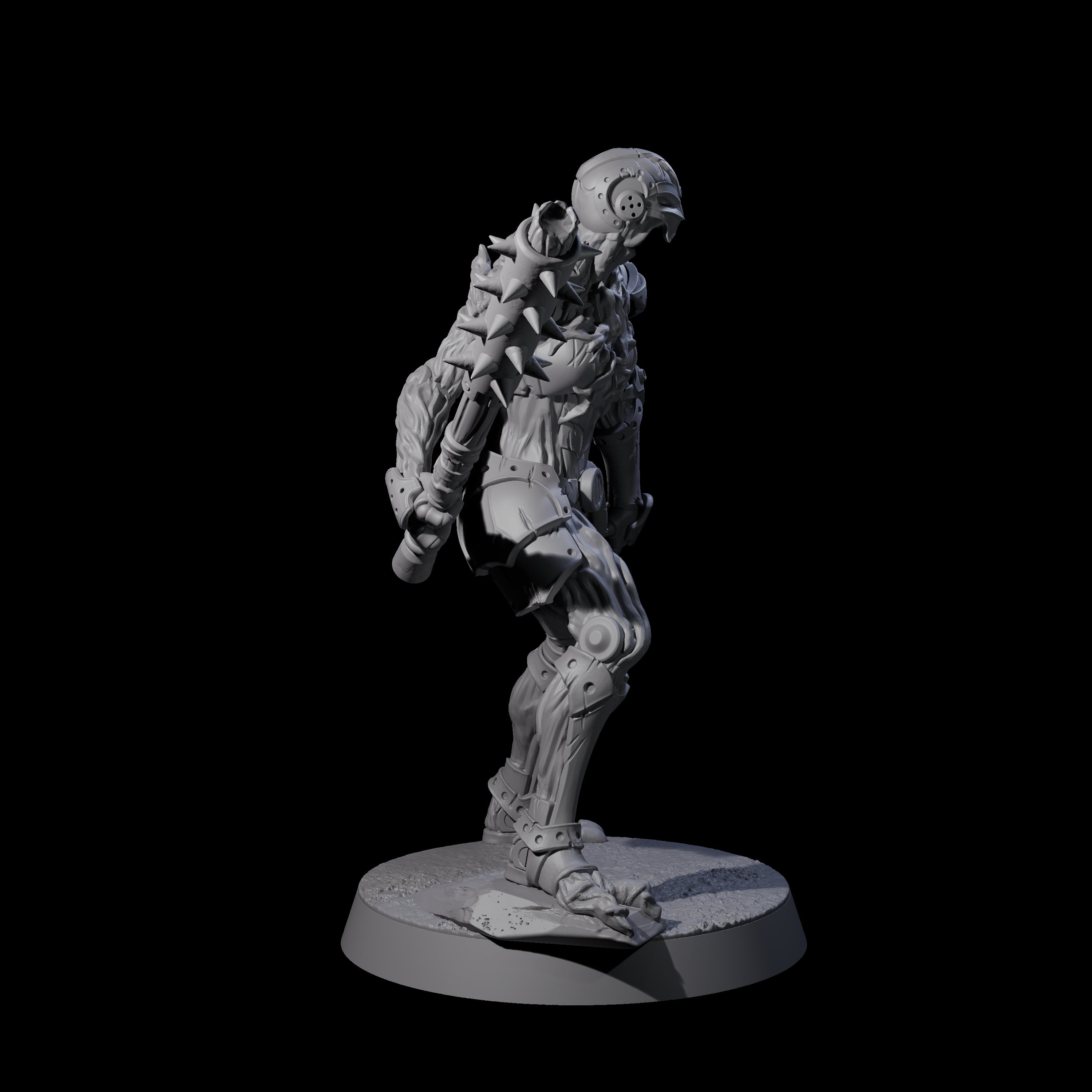 Unearthed Warforged Outcast E Miniature for Dungeons and Dragons, Pathfinder or other TTRPGs
