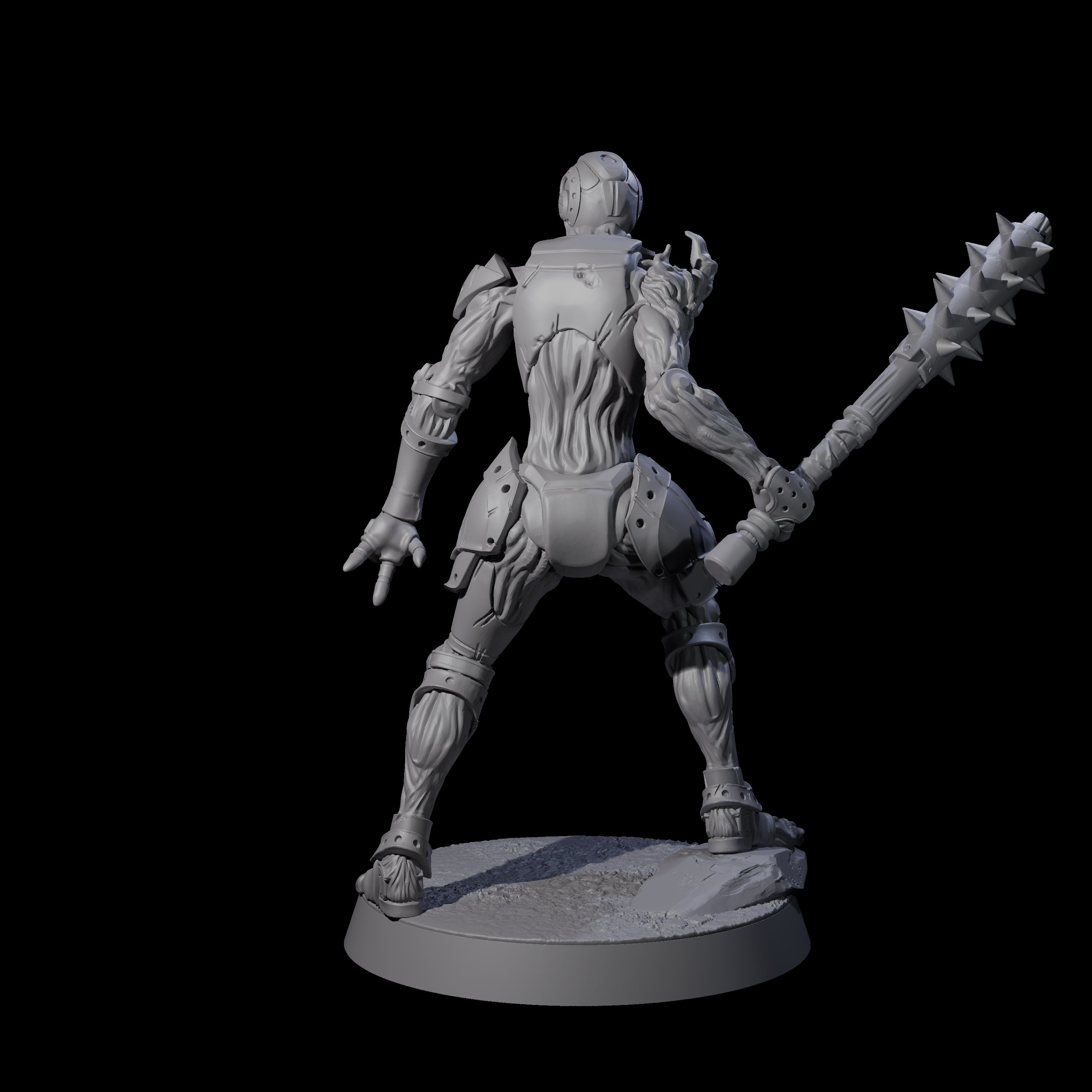 Unearthed Warforged Outcast E Miniature for Dungeons and Dragons, Pathfinder or other TTRPGs