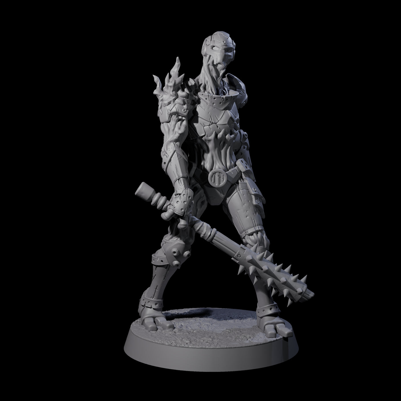 Unearthed Warforged Outcasts Miniature for Dungeons and Dragons, Pathfinder or other TTRPGs
