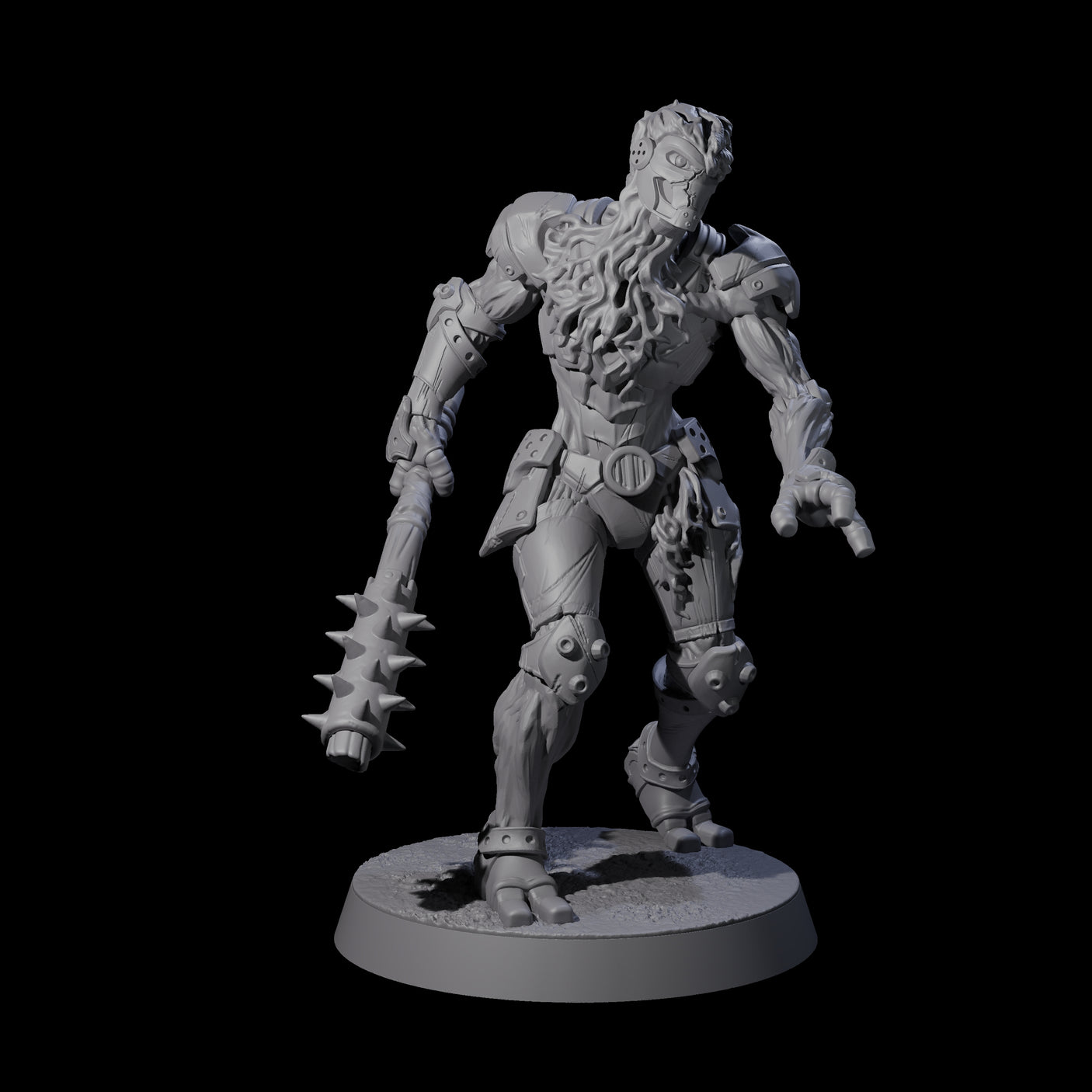 Unearthed Warforged Outcasts Miniature for Dungeons and Dragons, Pathfinder or other TTRPGs