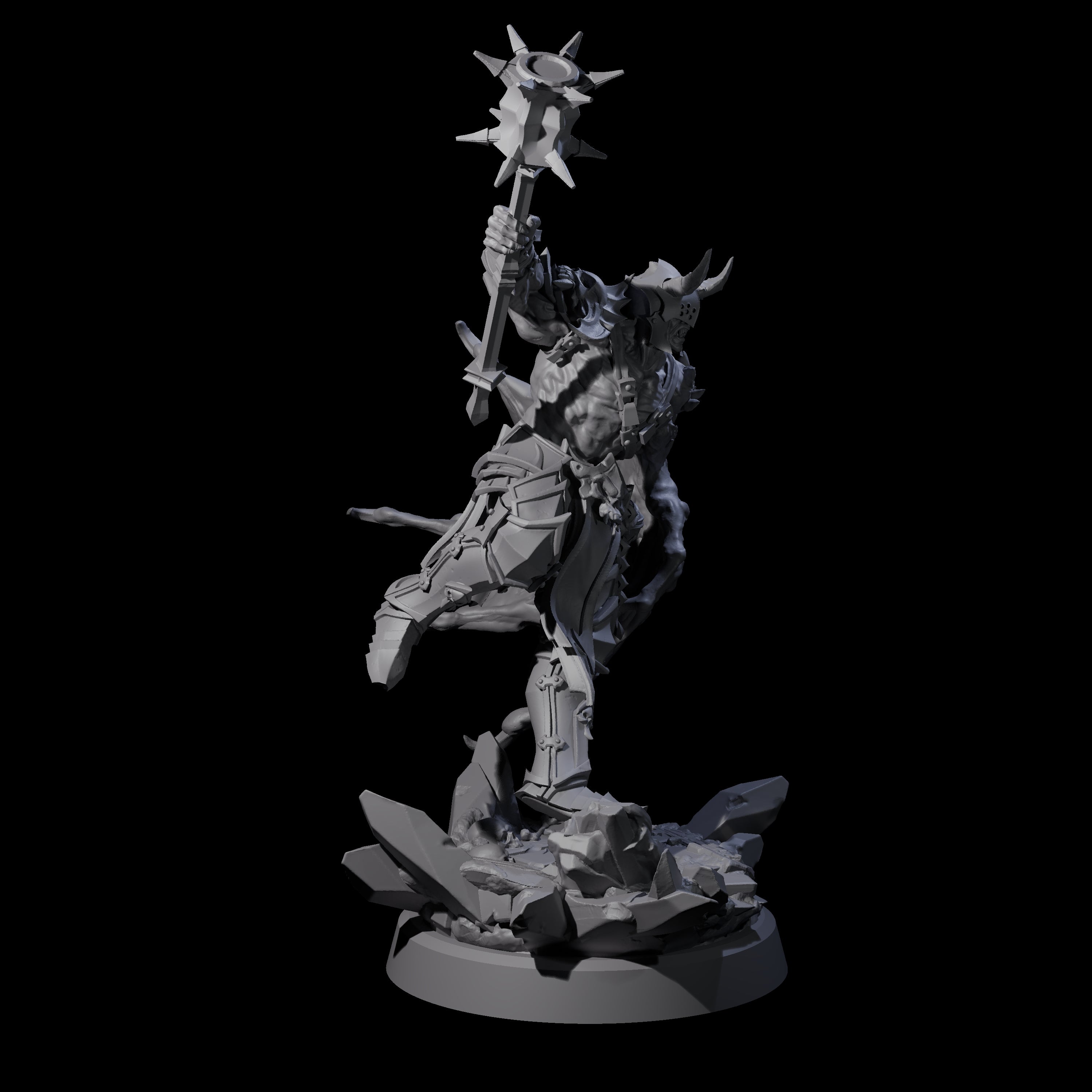 Unholy Half Winged Cambion B Miniature for Dungeons and Dragons, Pathfinder or other TTRPGs