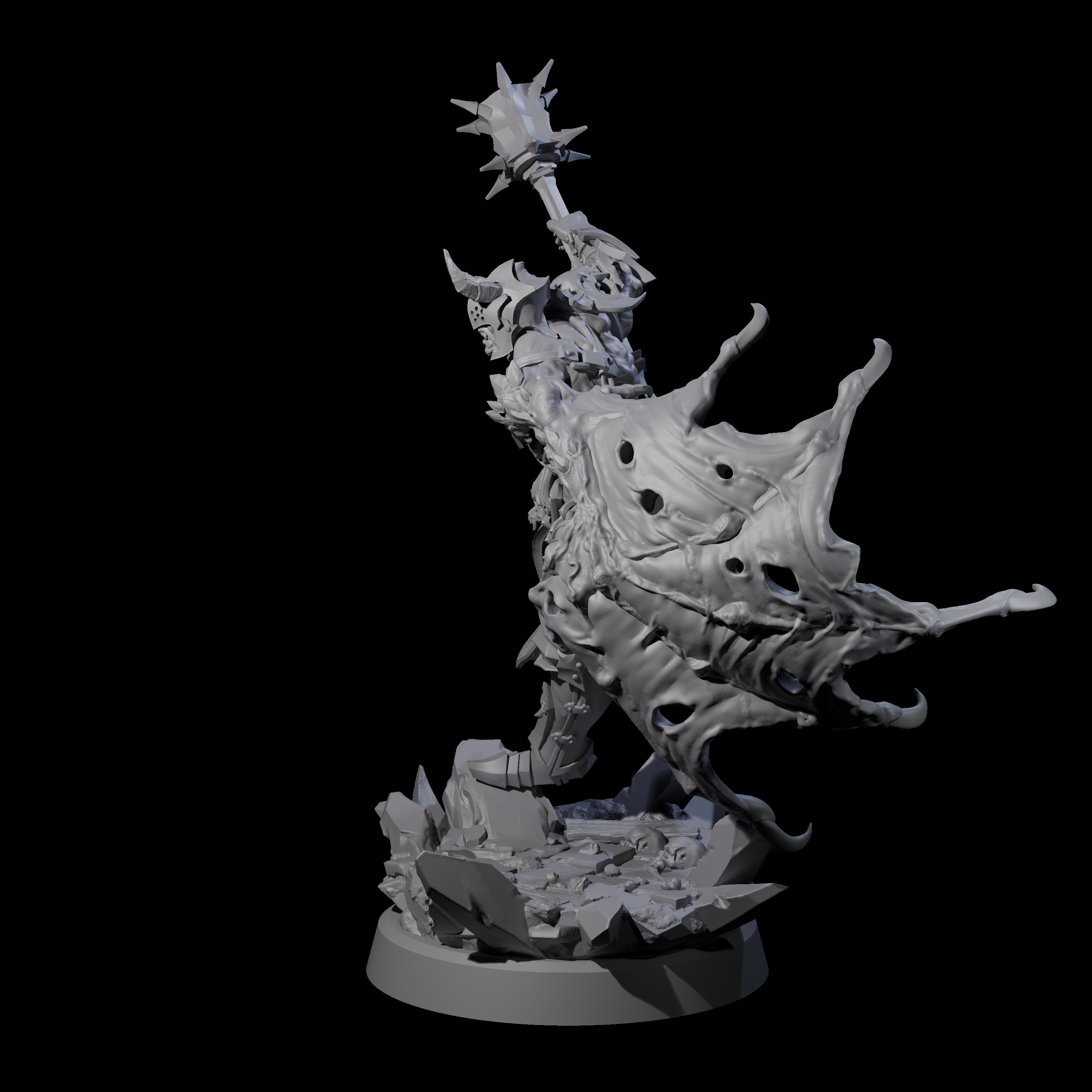 Unholy Half Winged Cambion B Miniature for Dungeons and Dragons, Pathfinder or other TTRPGs