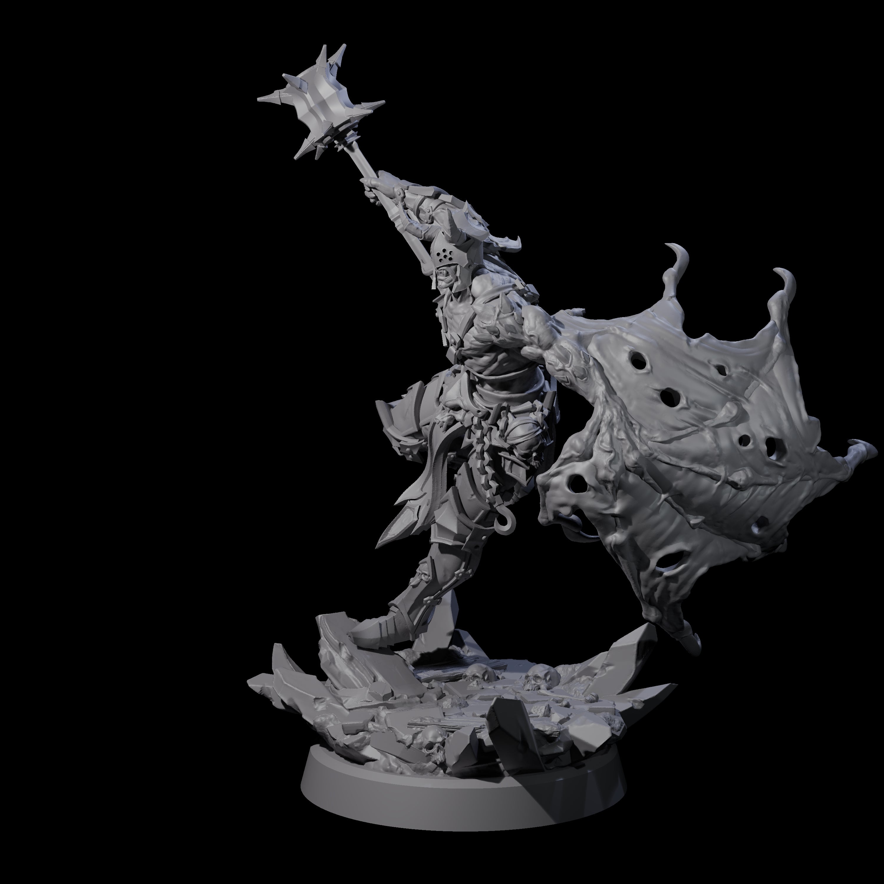 Unholy Half Winged Cambion B Miniature for Dungeons and Dragons, Pathfinder or other TTRPGs