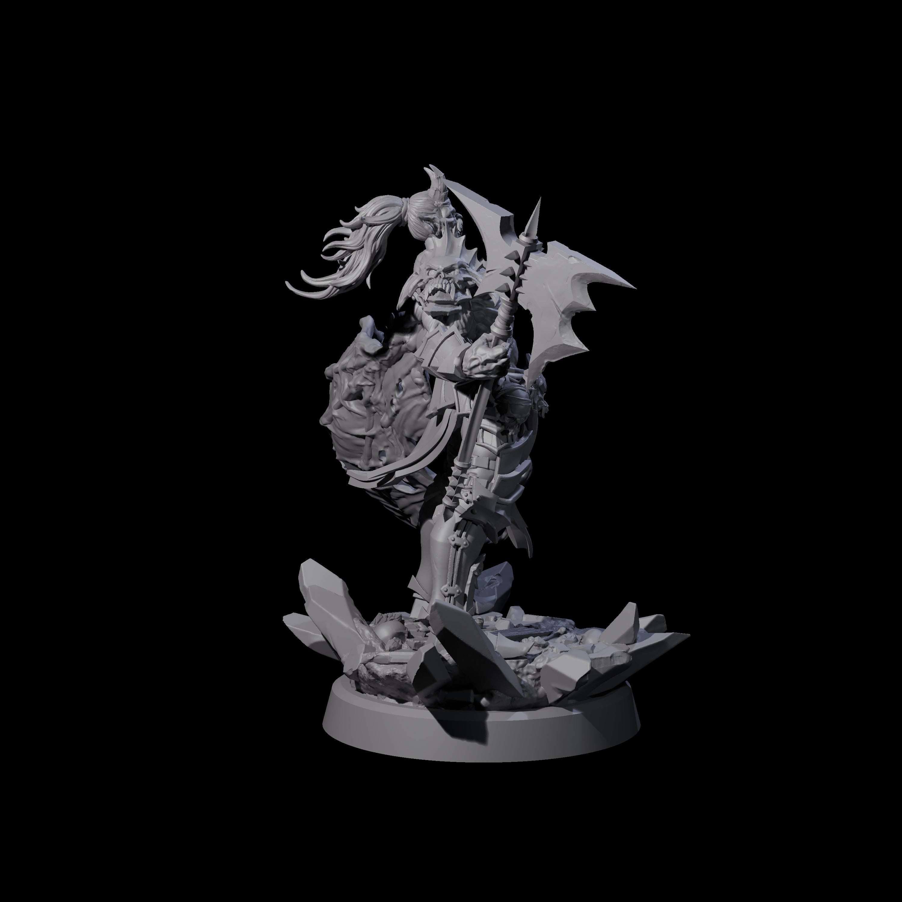 Unholy Half Winged Cambion C Miniature for Dungeons and Dragons, Pathfinder or other TTRPGs