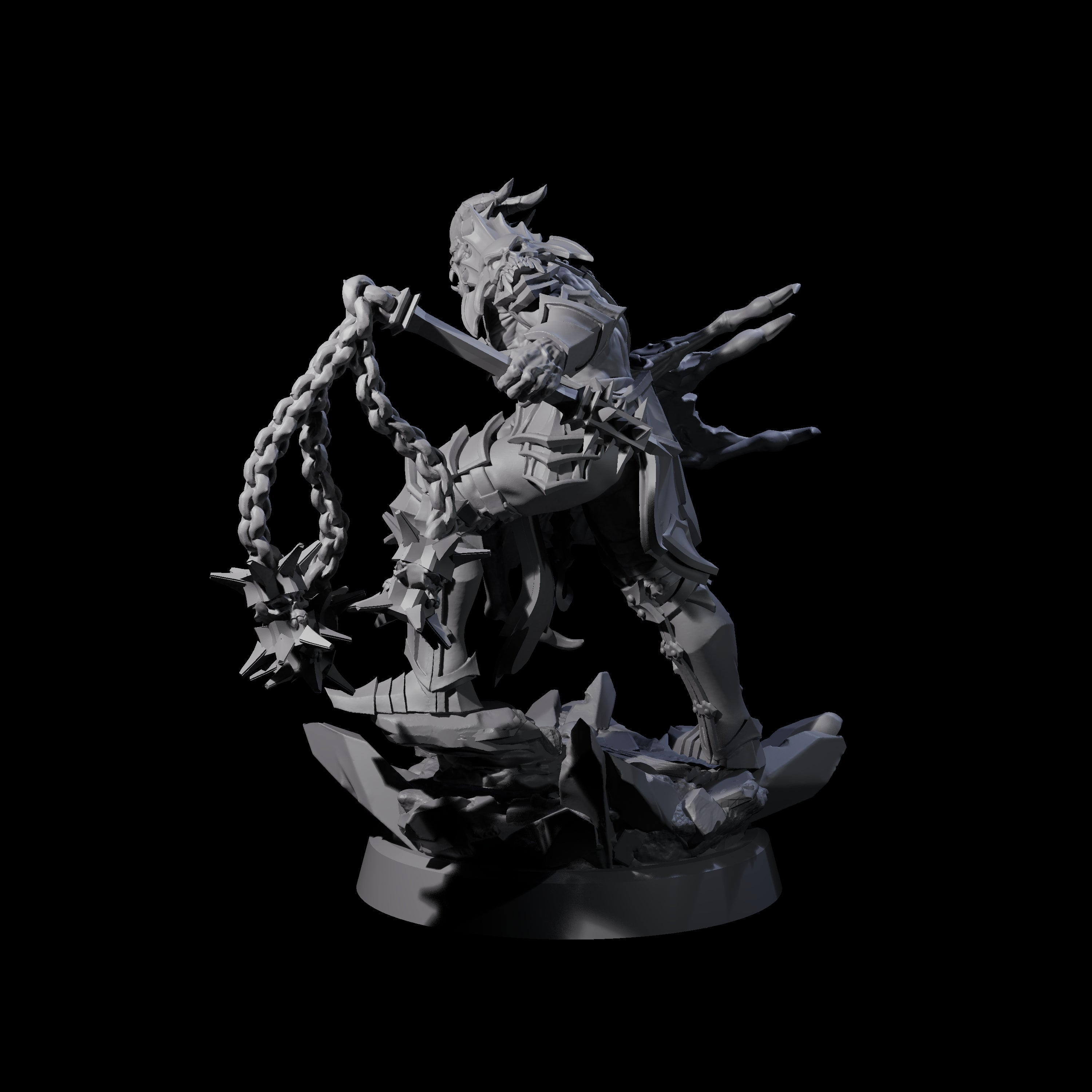 Unholy Half Winged Cambion D Miniature for Dungeons and Dragons, Pathfinder or other TTRPGs