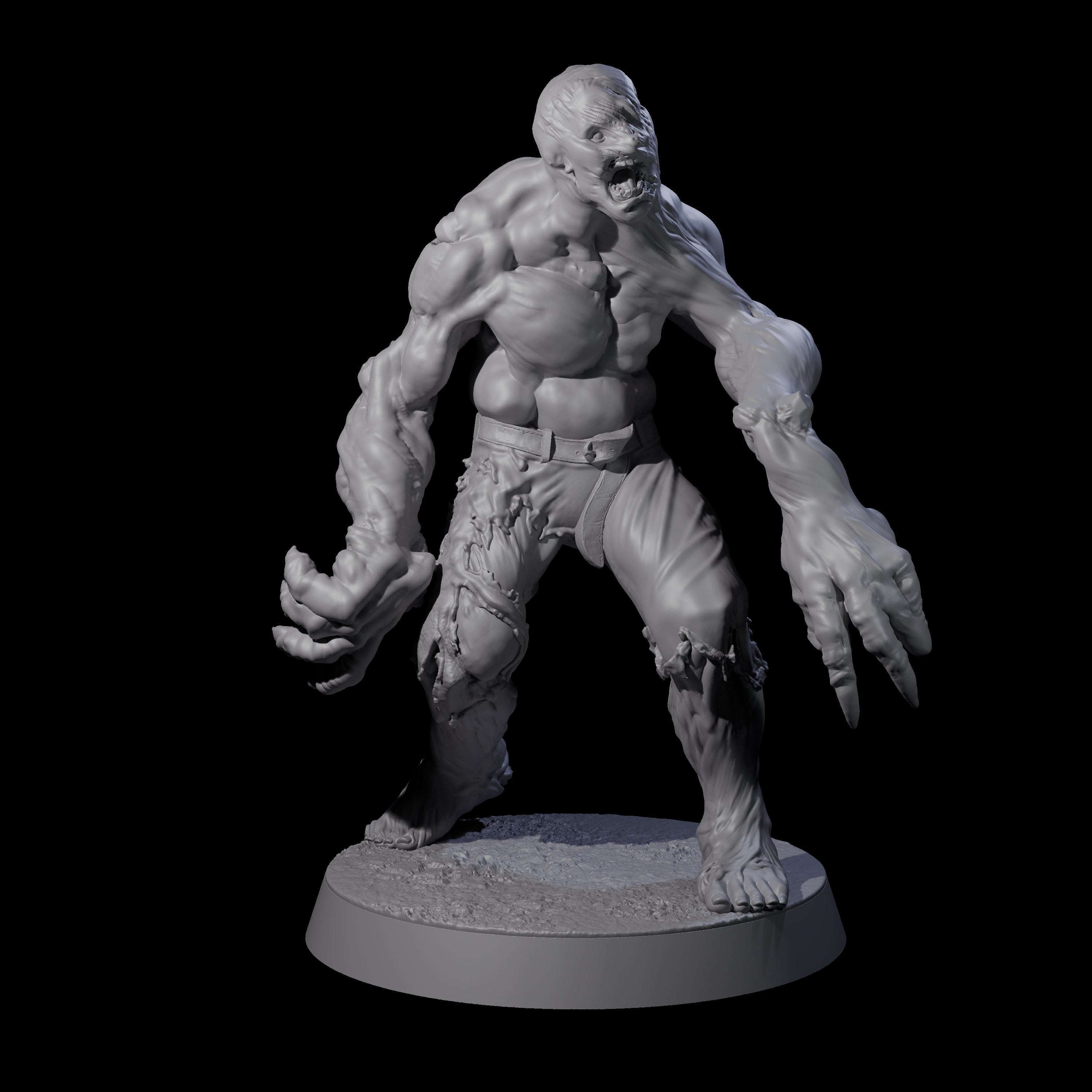 Unlucky Flesh Warped Victim A Miniature for Dungeons and Dragons, Pathfinder or other TTRPGs