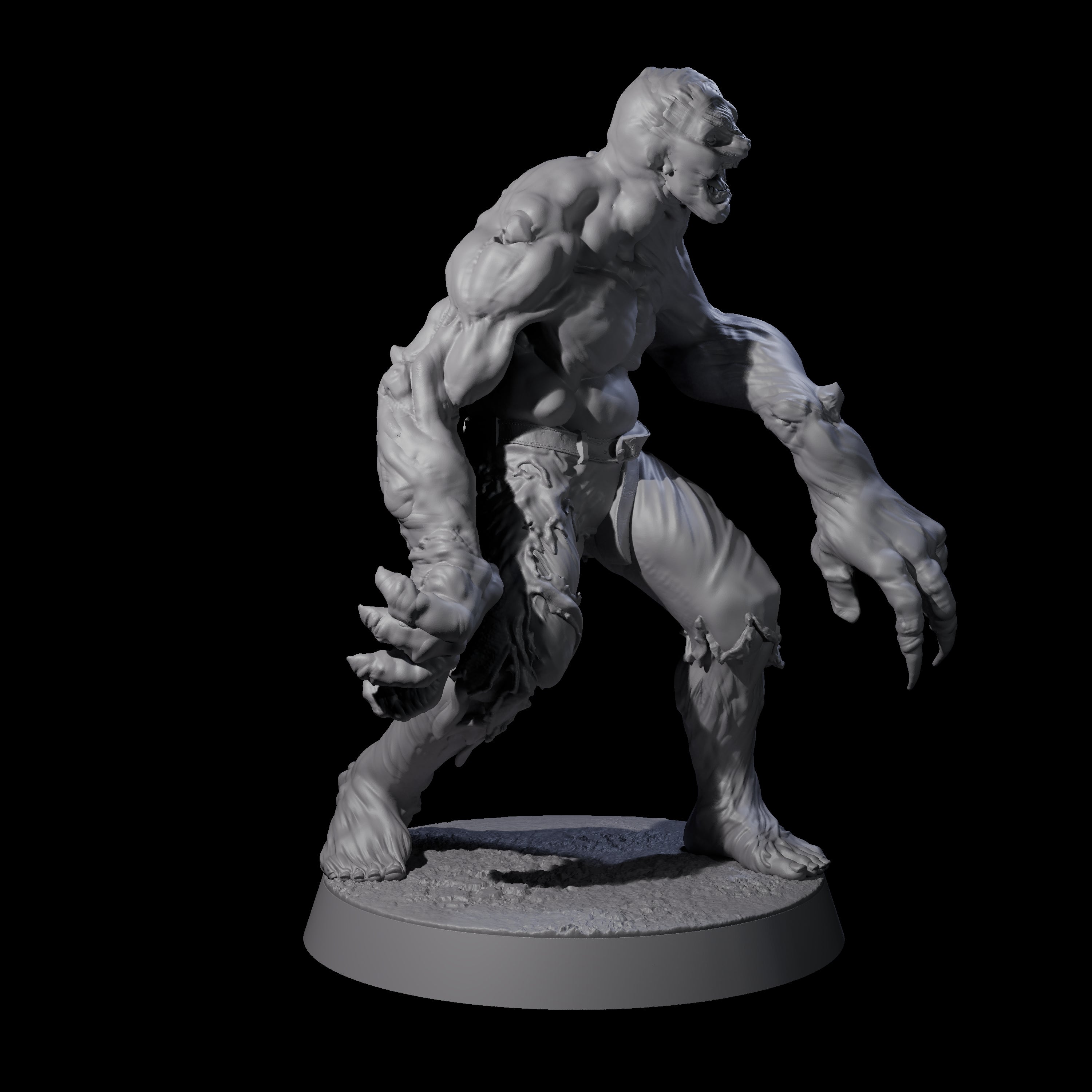 Unlucky Flesh Warped Victim A Miniature for Dungeons and Dragons, Pathfinder or other TTRPGs
