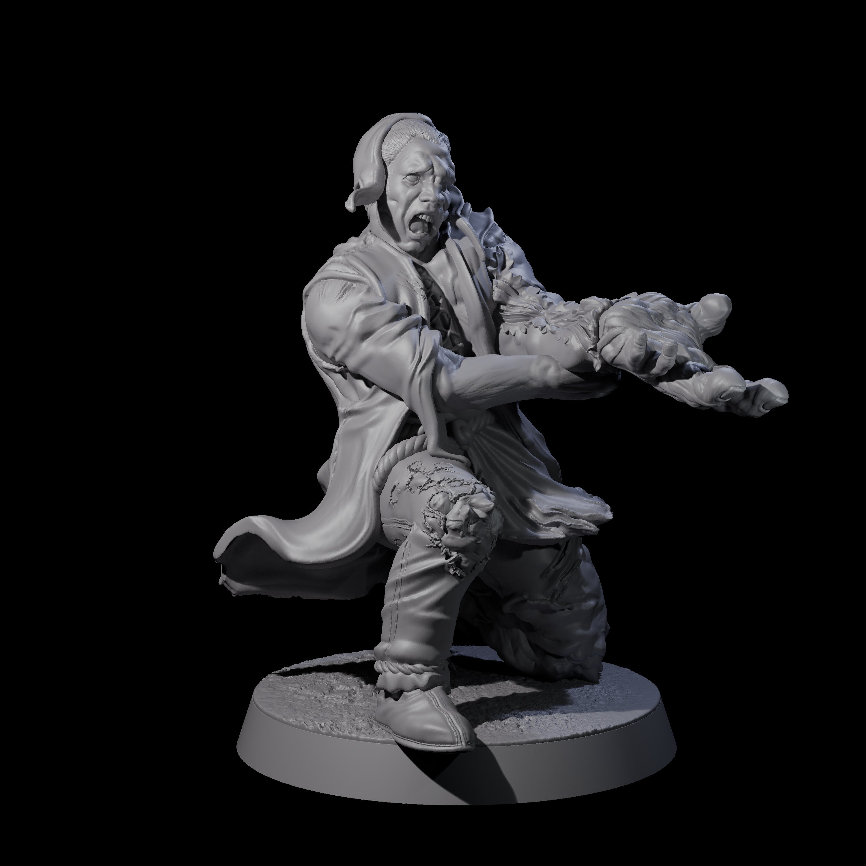 Unlucky Flesh Warped Victim C Miniature for Dungeons and Dragons, Pathfinder or other TTRPGs