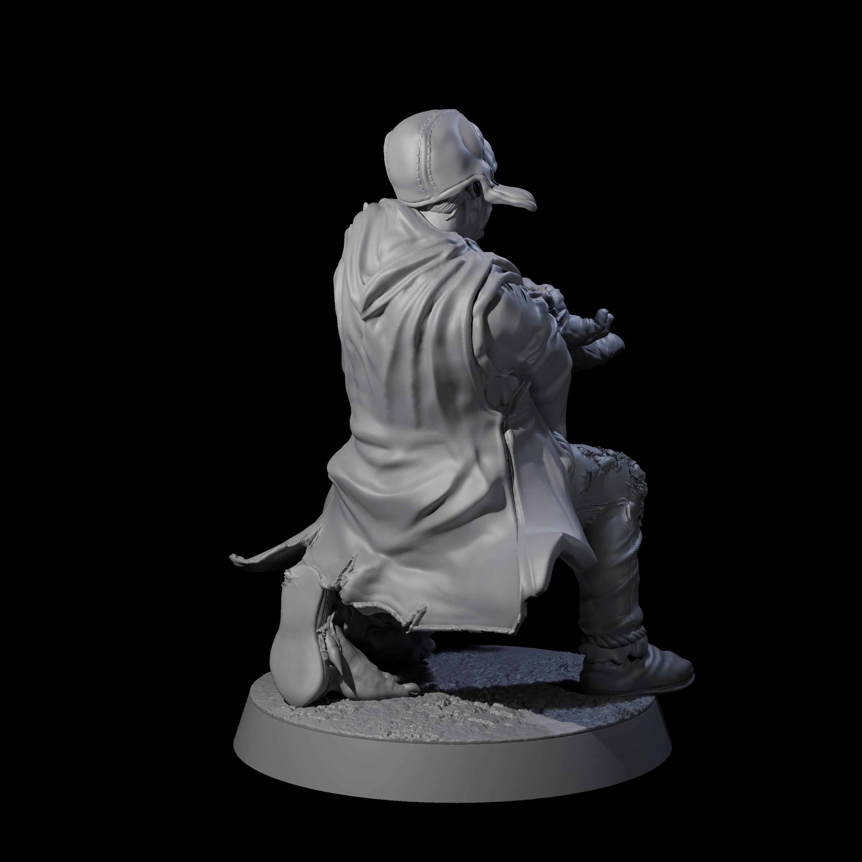 Unlucky Flesh Warped Victim C Miniature for Dungeons and Dragons, Pathfinder or other TTRPGs