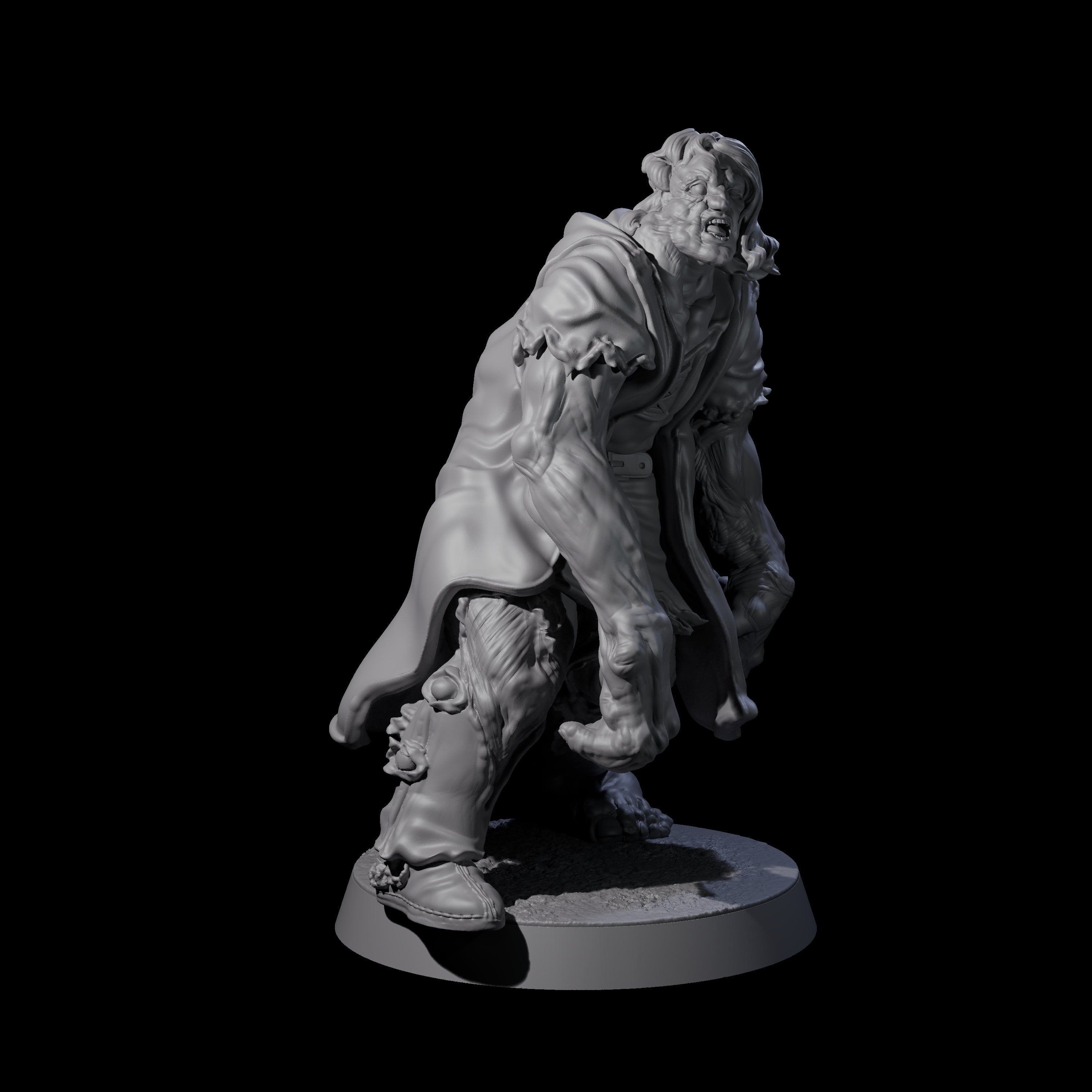 Unlucky Flesh Warped Victim D Miniature for Dungeons and Dragons, Pathfinder or other TTRPGs