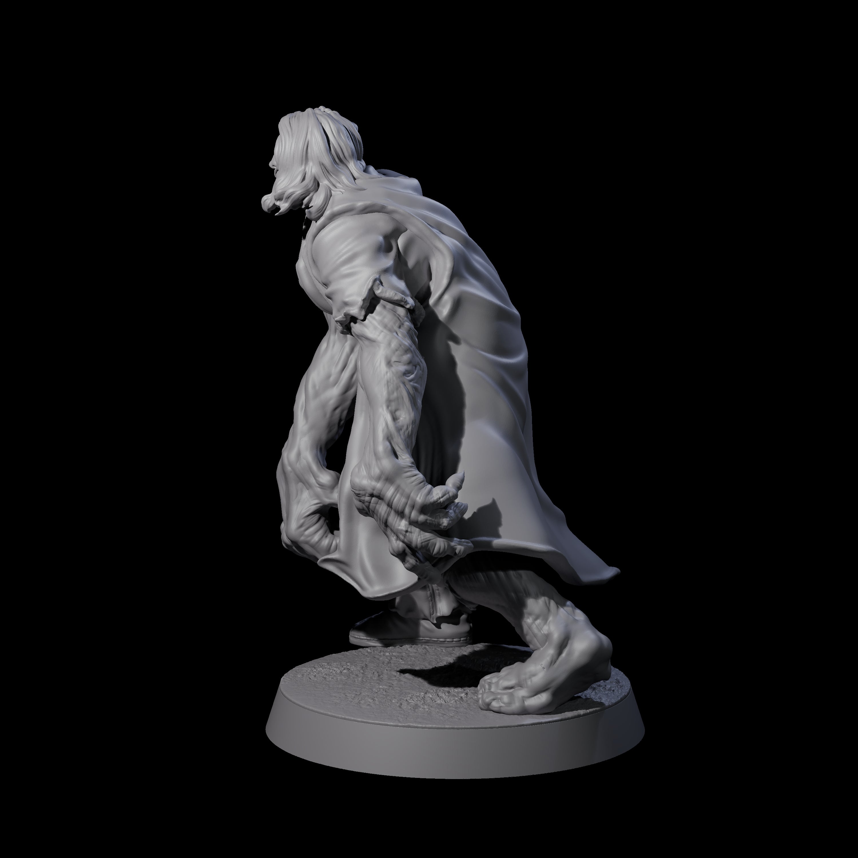 Unlucky Flesh Warped Victim D Miniature for Dungeons and Dragons, Pathfinder or other TTRPGs