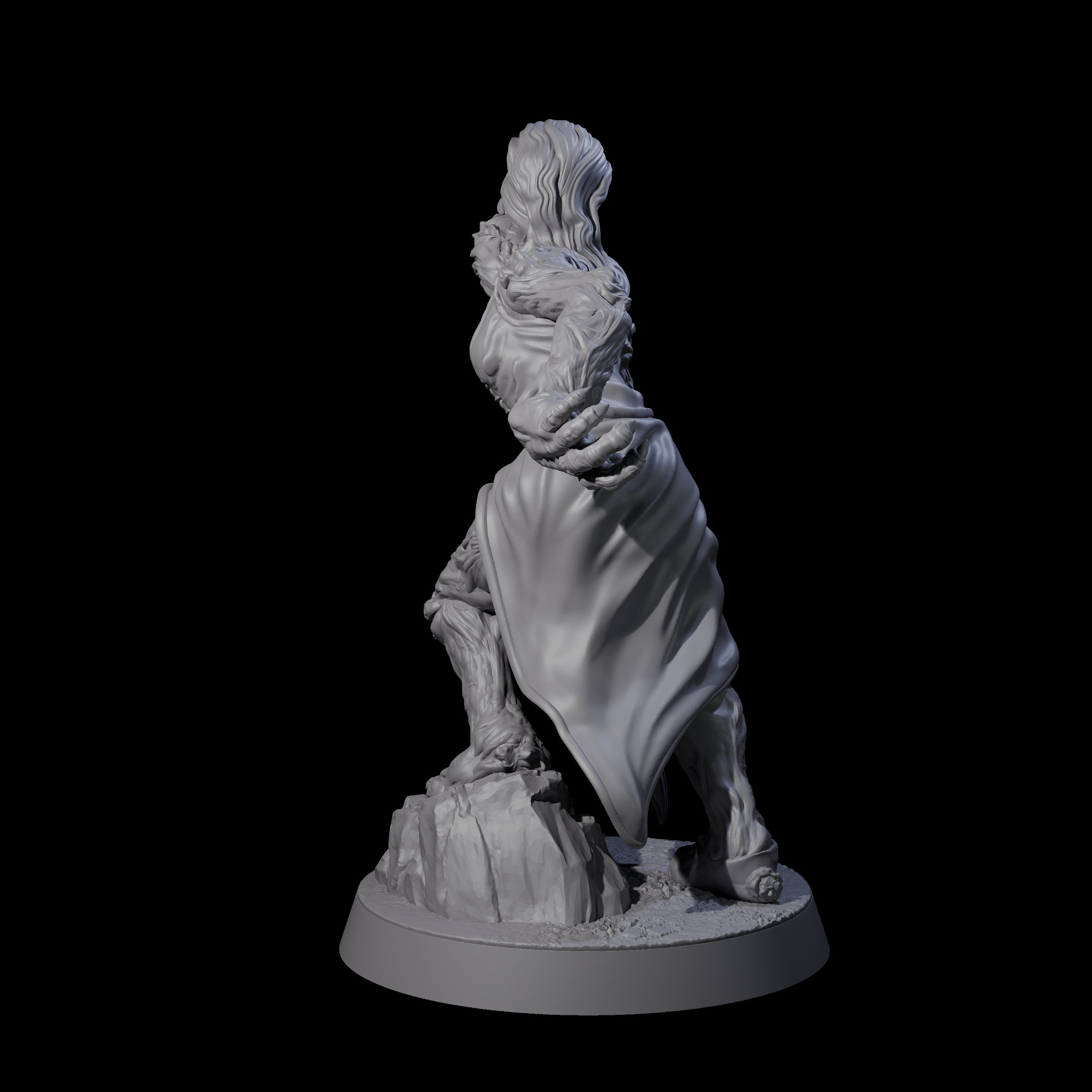 Unlucky Flesh Warped Victim E Miniature for Dungeons and Dragons, Pathfinder or other TTRPGs