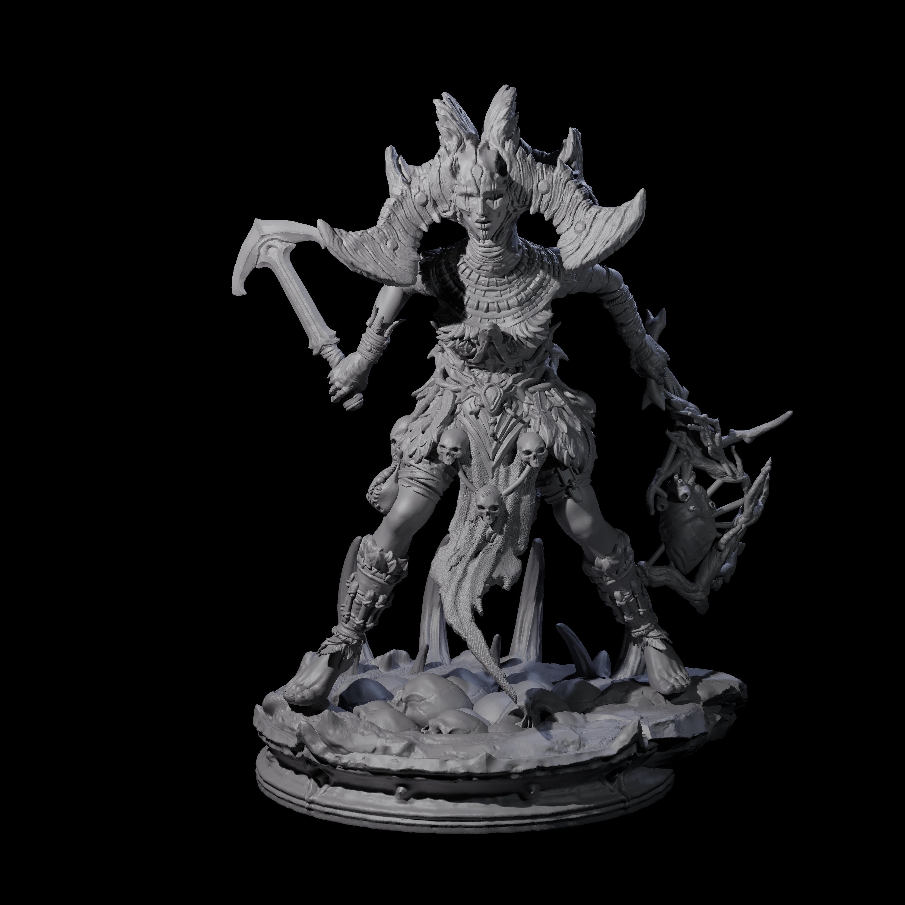 Unscrupulous Shadow Weaver A Miniature for Dungeons and Dragons, Pathfinder or other TTRPGs