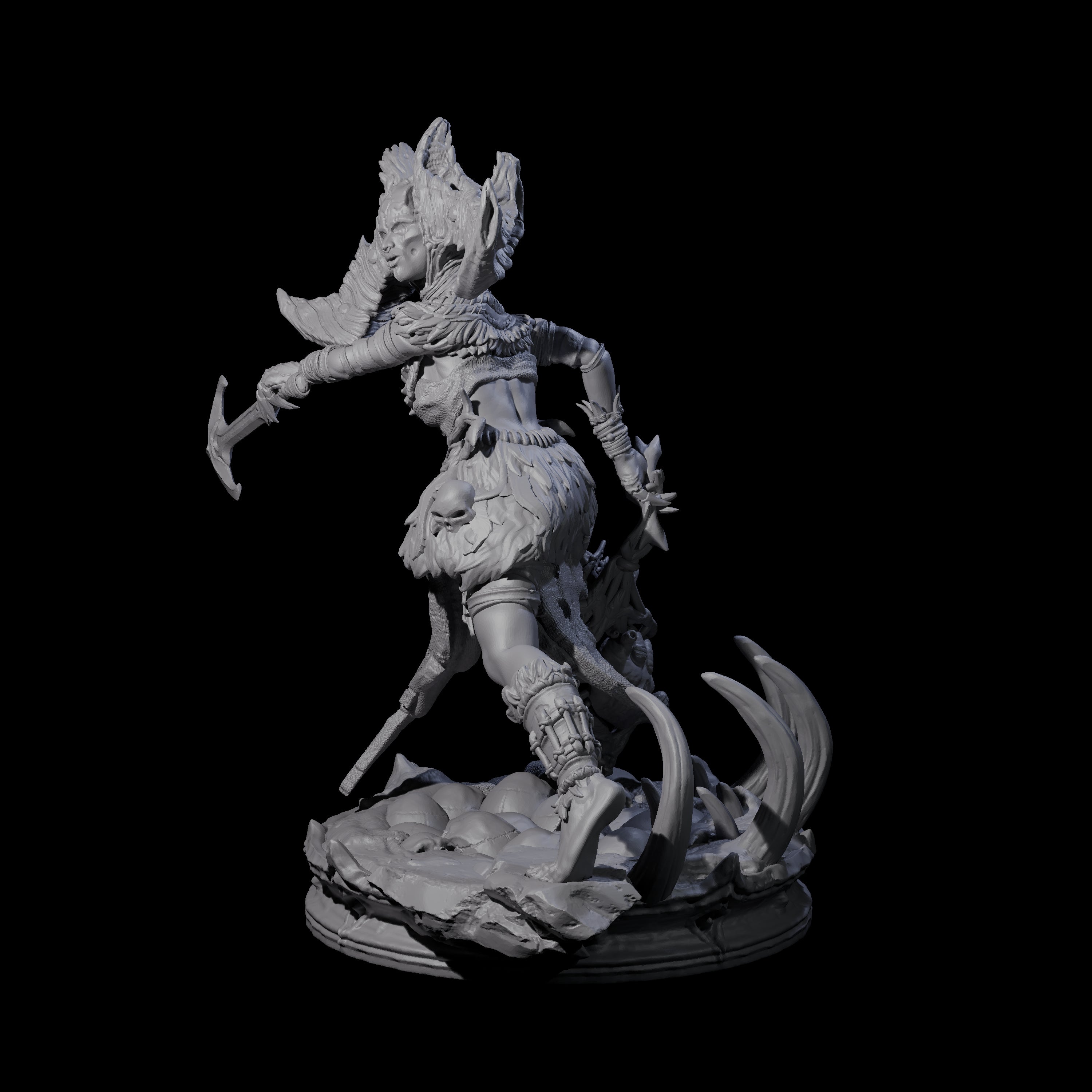 Unscrupulous Shadow Weaver B Miniature for Dungeons and Dragons, Pathfinder or other TTRPGs