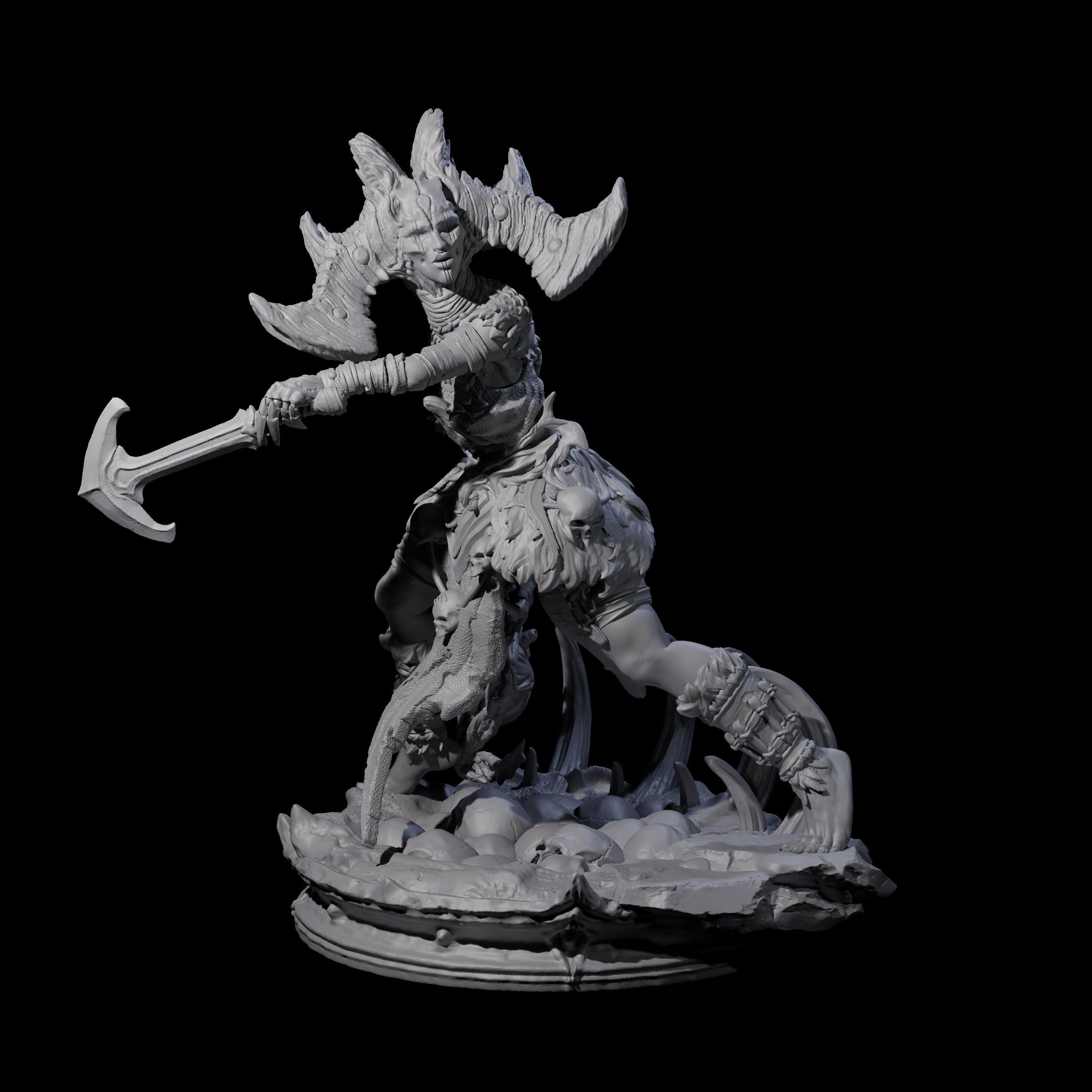 Unscrupulous Shadow Weaver B Miniature for Dungeons and Dragons, Pathfinder or other TTRPGs
