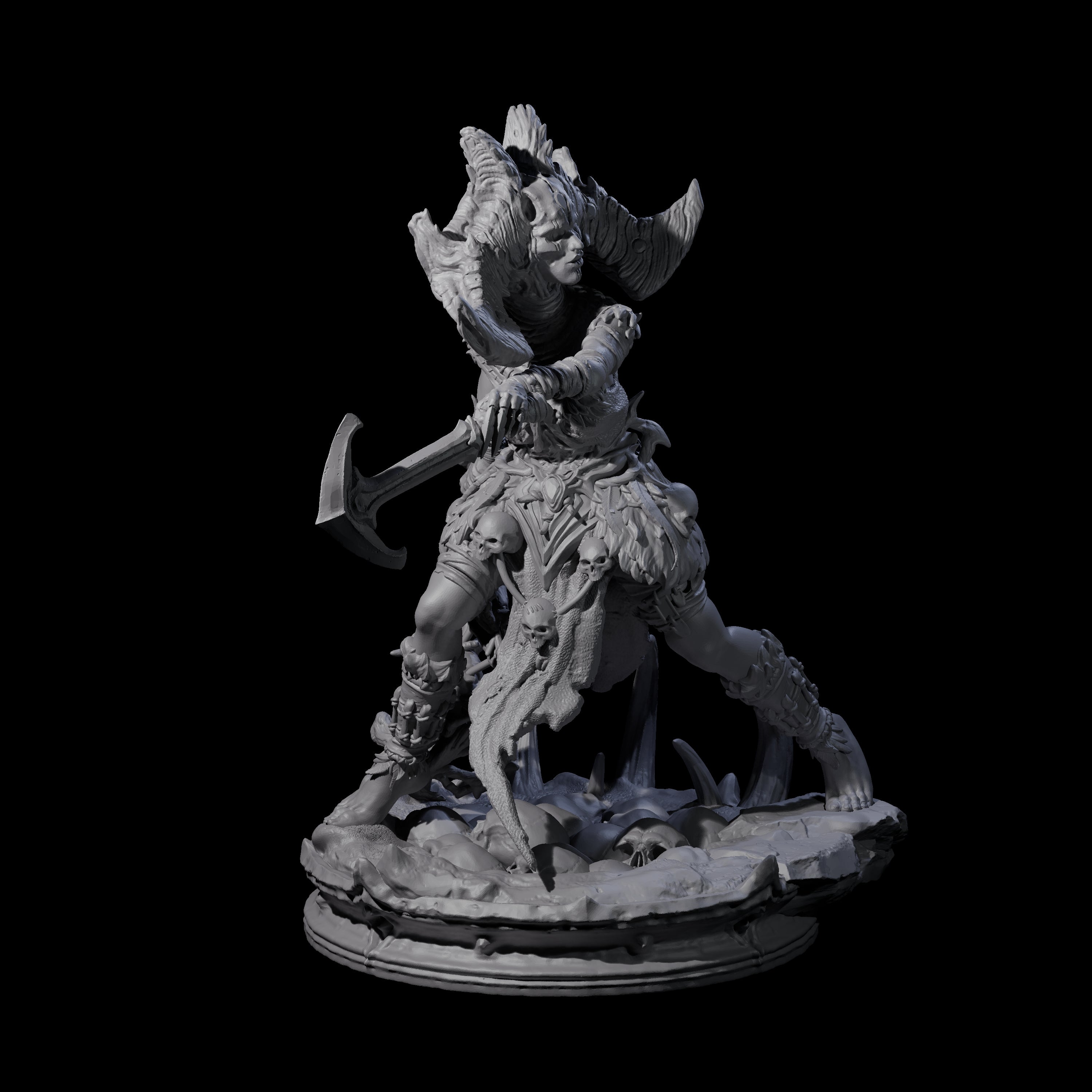 Unscrupulous Shadow Weaver B Miniature for Dungeons and Dragons, Pathfinder or other TTRPGs