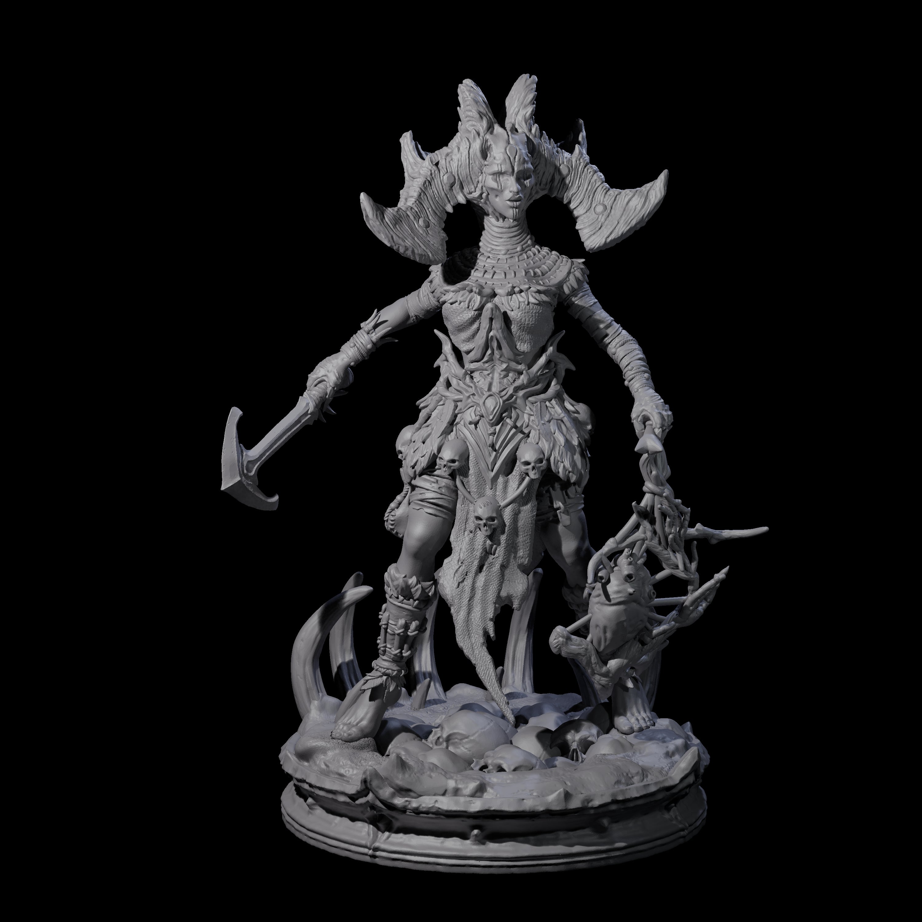 Unscrupulous Shadow Weaver D Miniature for Dungeons and Dragons, Pathfinder or other TTRPGs