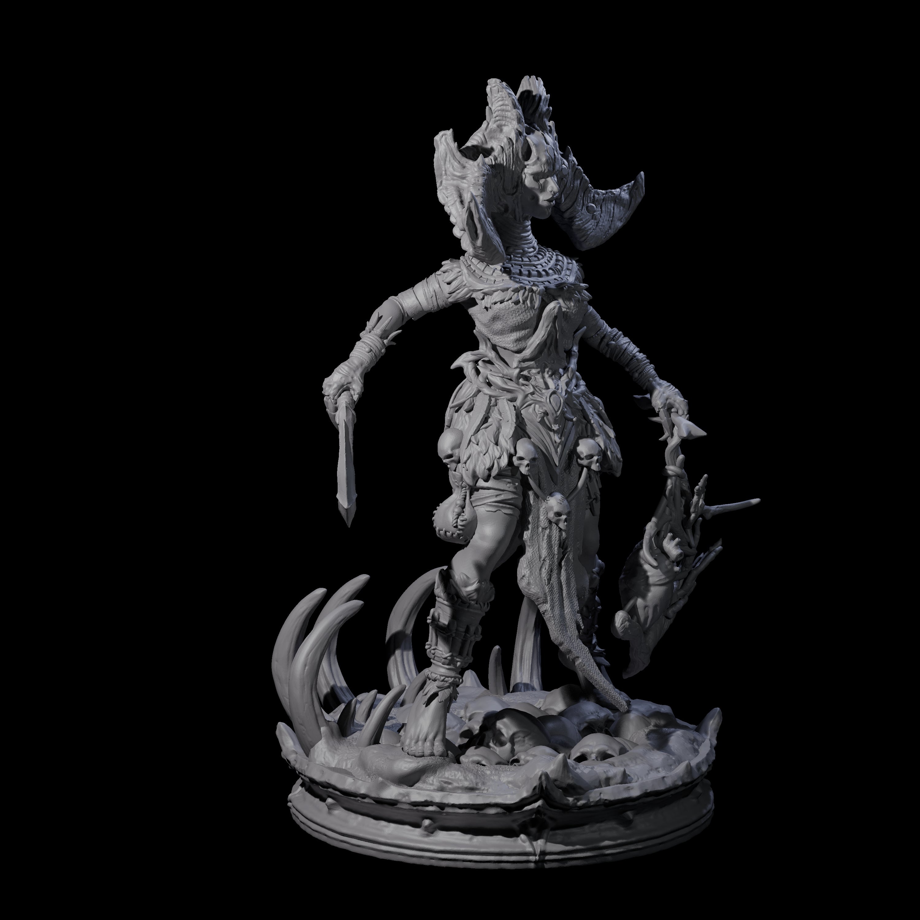 Unscrupulous Shadow Weaver D Miniature for Dungeons and Dragons, Pathfinder or other TTRPGs