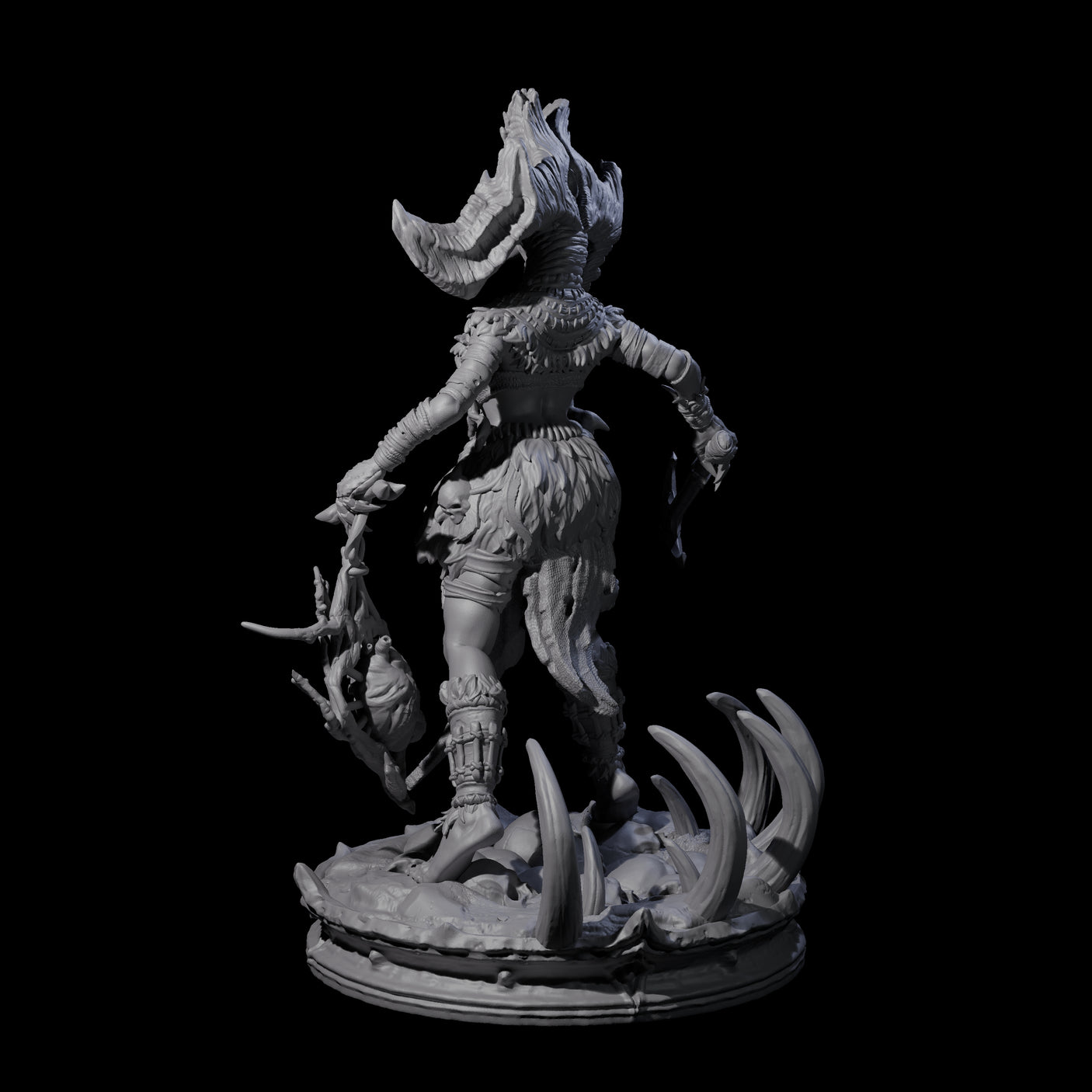 Unscrupulous Shadow Weaver D Miniature for Dungeons and Dragons, Pathfinder or other TTRPGs