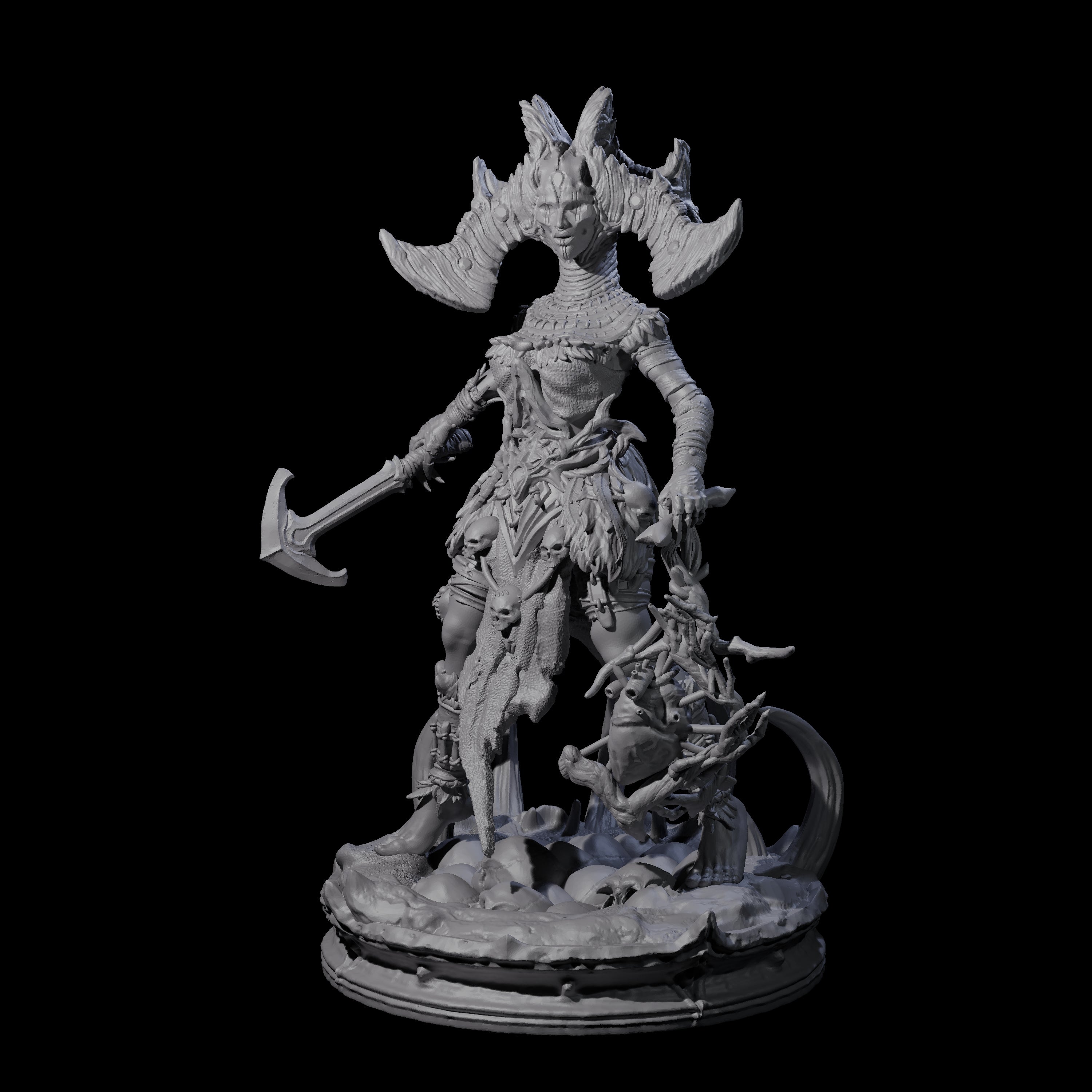 Unscrupulous Shadow Weaver D Miniature for Dungeons and Dragons, Pathfinder or other TTRPGs