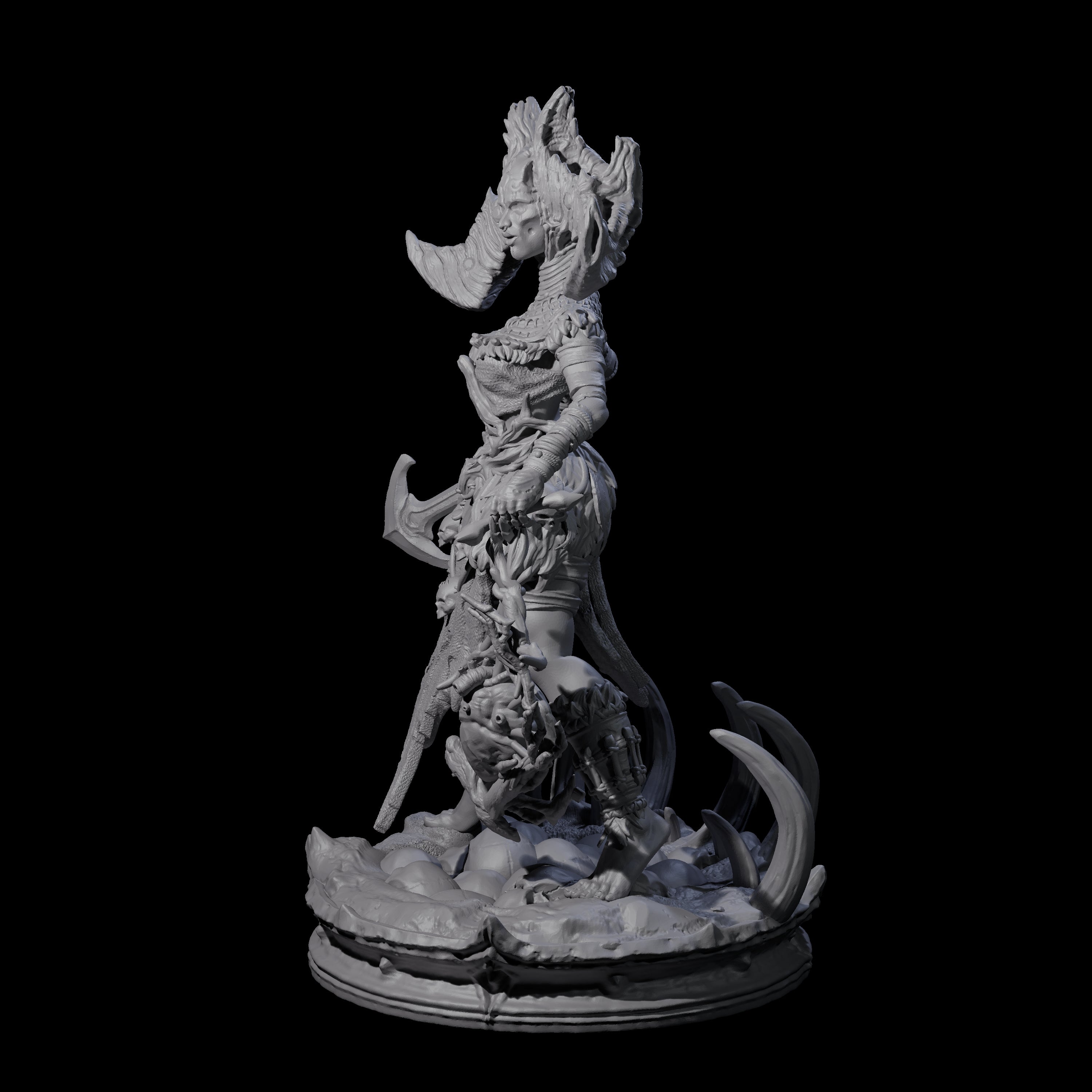 Unscrupulous Shadow Weaver D Miniature for Dungeons and Dragons, Pathfinder or other TTRPGs