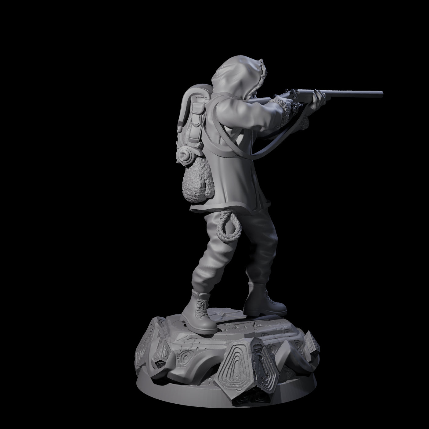 Unshakable Human Investigator Miniature for Dungeons and Dragons, Pathfinder or other TTRPGs