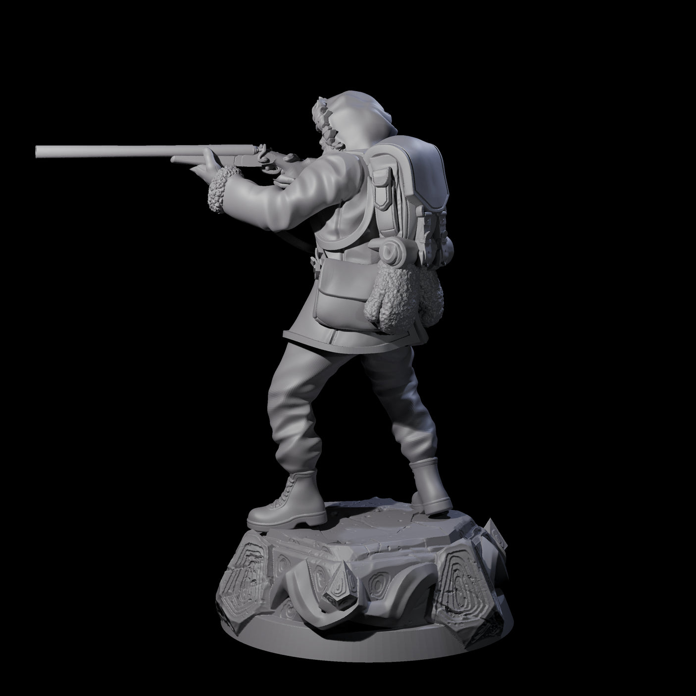 Unshakable Human Investigator Miniature for Dungeons and Dragons, Pathfinder or other TTRPGs