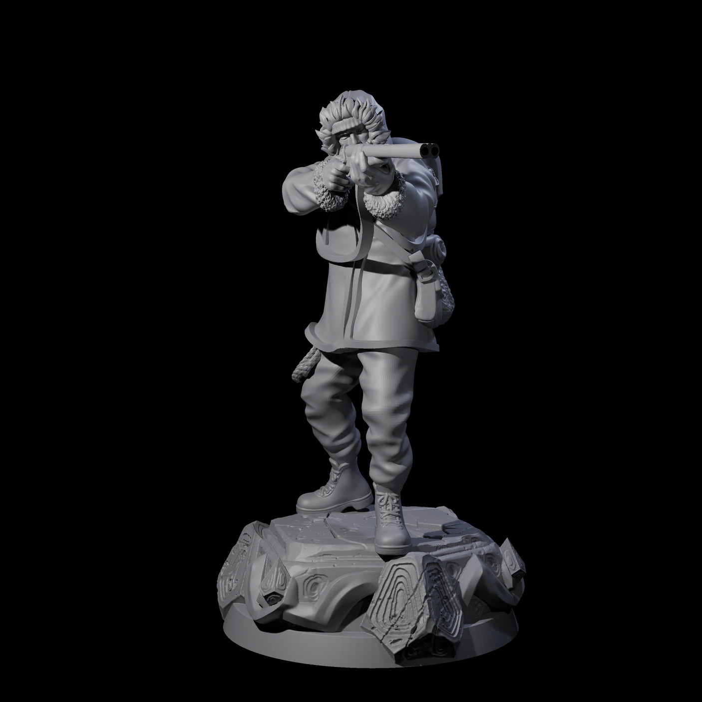 Unshakable Human Investigator Miniature for Dungeons and Dragons, Pathfinder or other TTRPGs