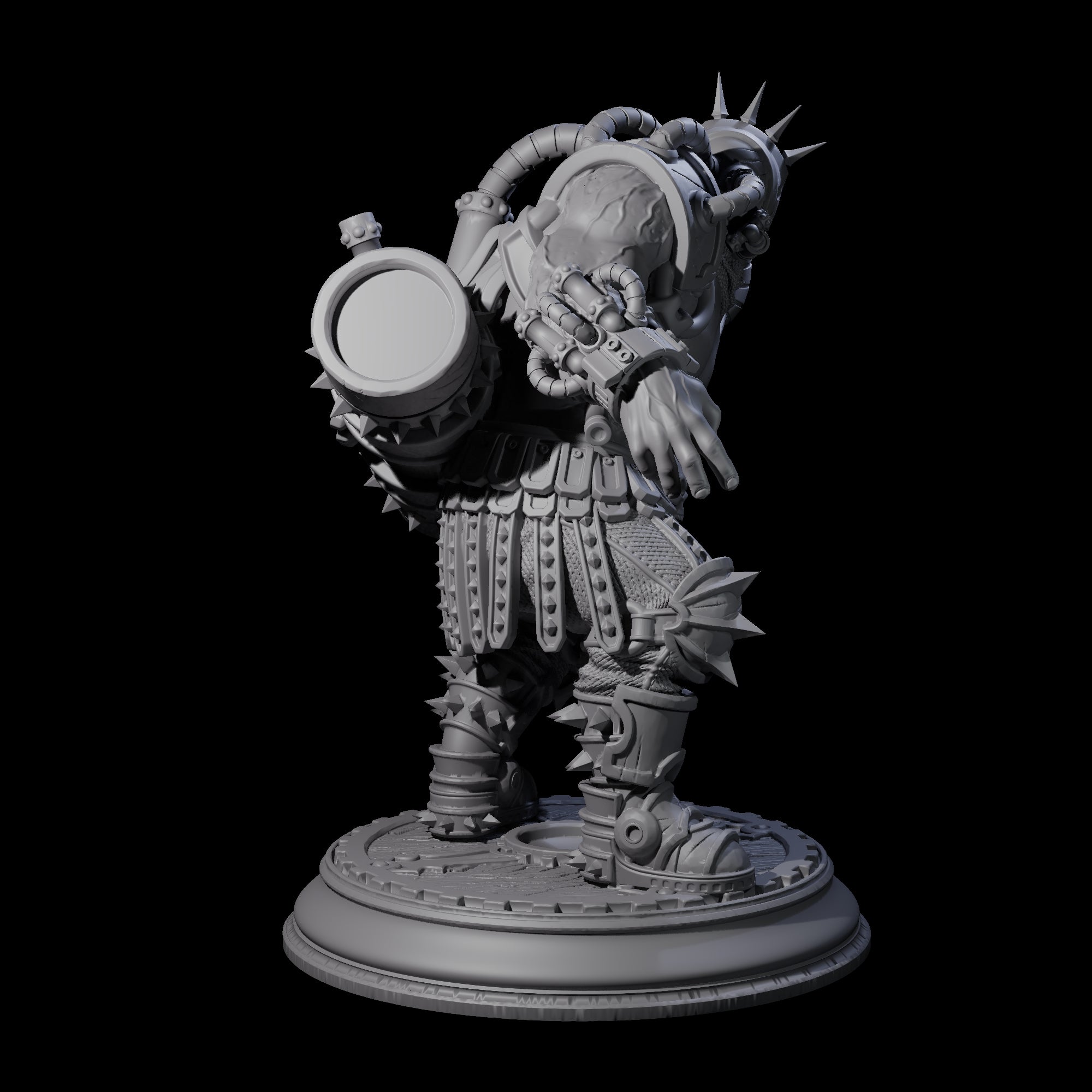 Unsteady Cyborg Miniature for Dungeons and Dragons, Pathfinder or other TTRPGs