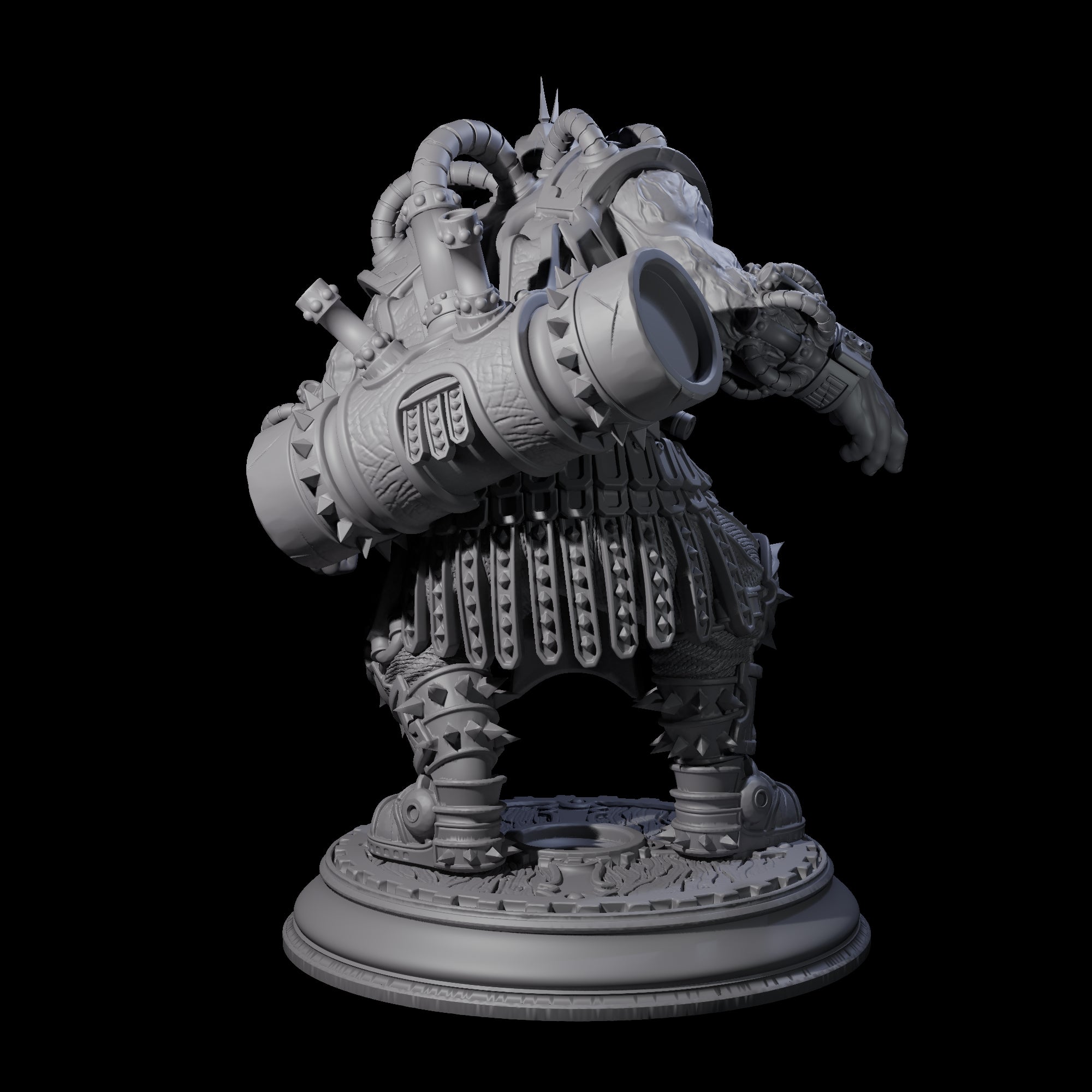 Unsteady Cyborg Miniature for Dungeons and Dragons, Pathfinder or other TTRPGs