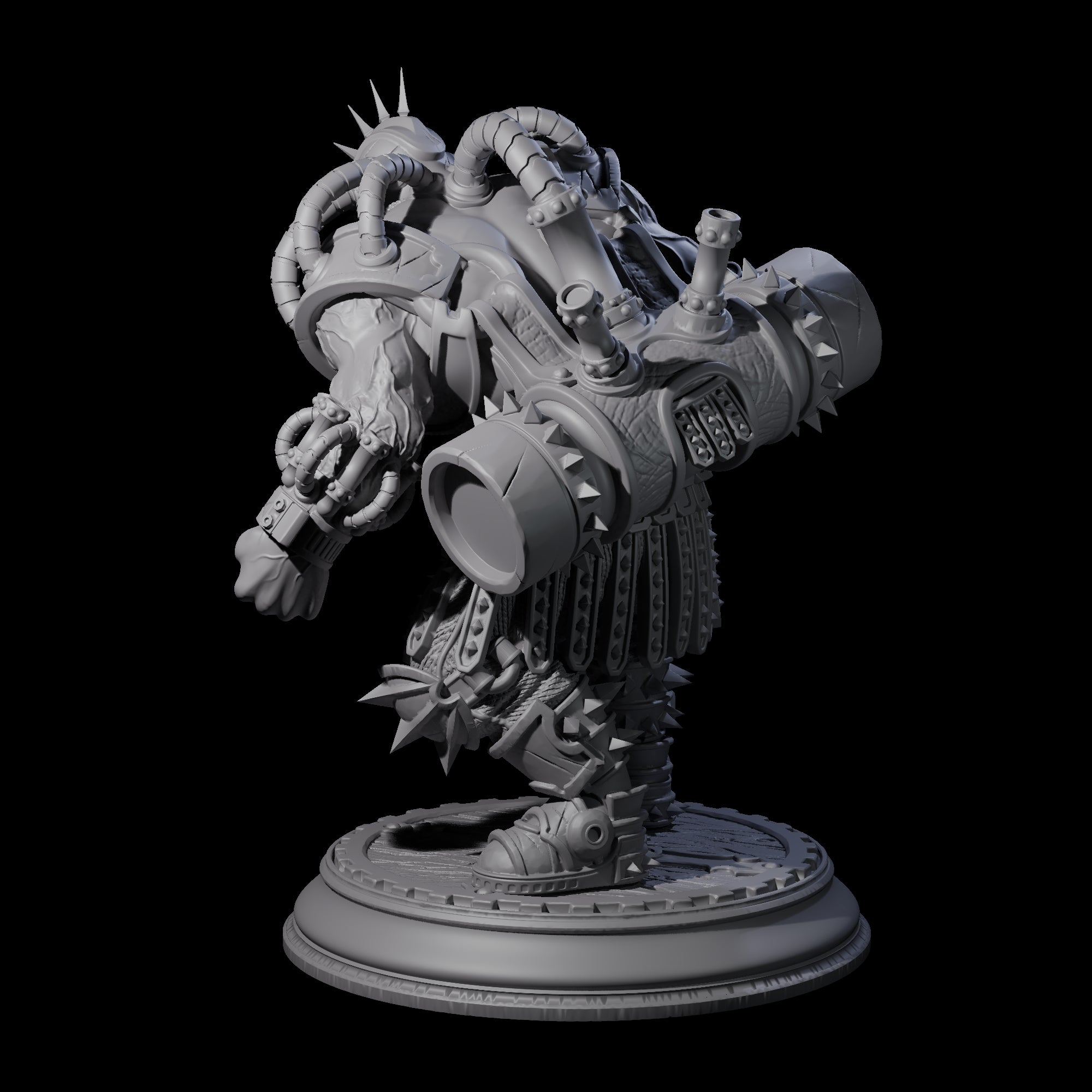 Unsteady Cyborg Miniature for Dungeons and Dragons, Pathfinder or other TTRPGs