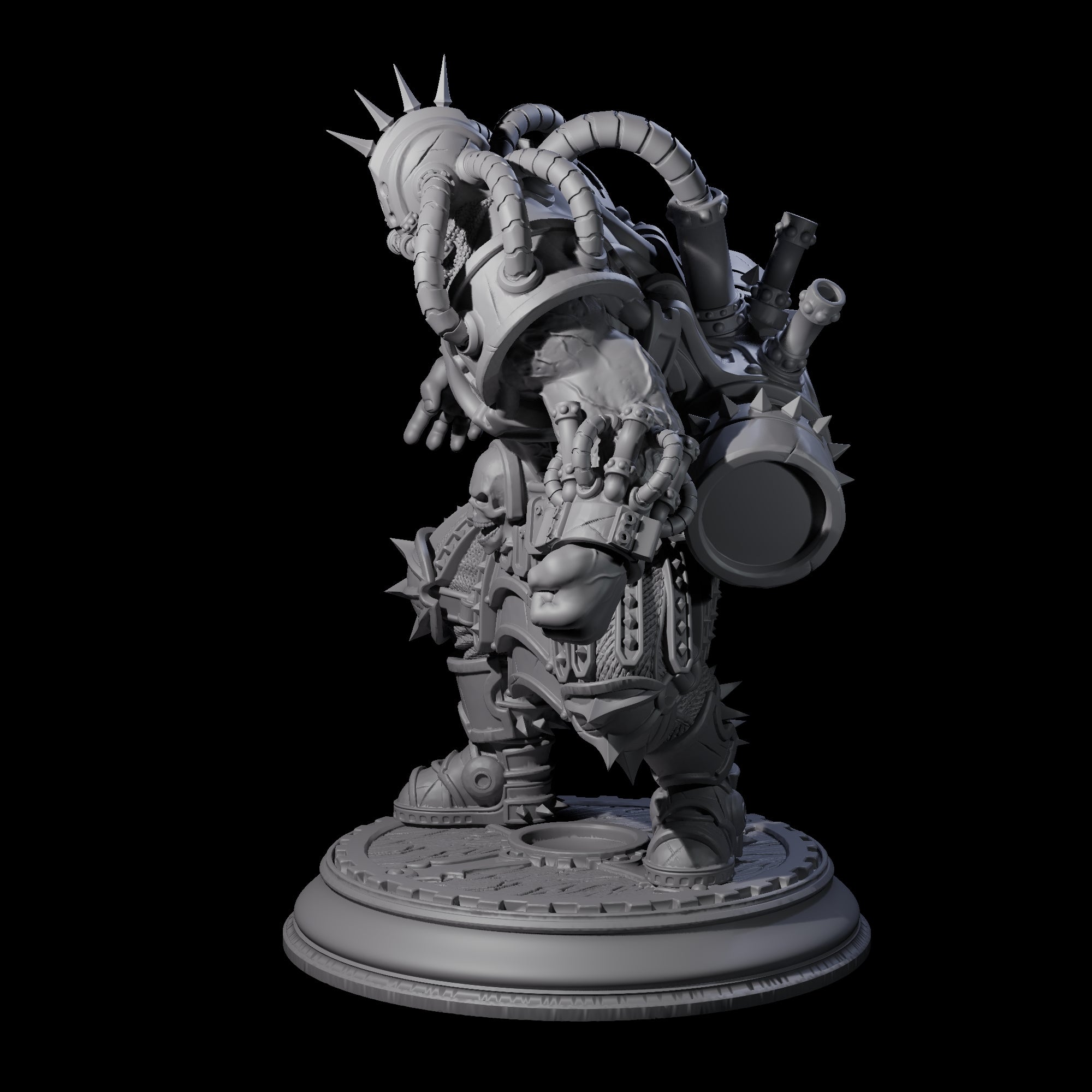 Unsteady Cyborg Miniature for Dungeons and Dragons, Pathfinder or other TTRPGs