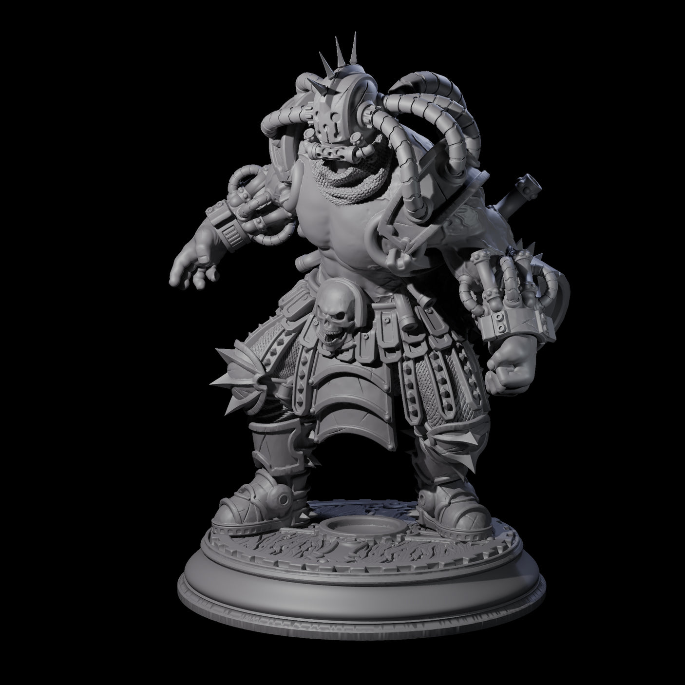 Unsteady Cyborg Miniature for Dungeons and Dragons, Pathfinder or other TTRPGs